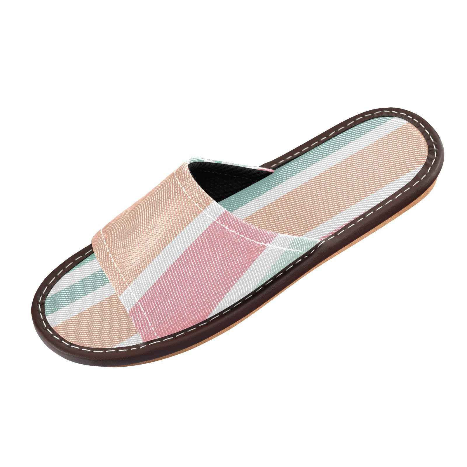 Slip on Home Shoes for Party Travel Guests Spa Slippers Indoor and Outdoor Breathable Non-Slip