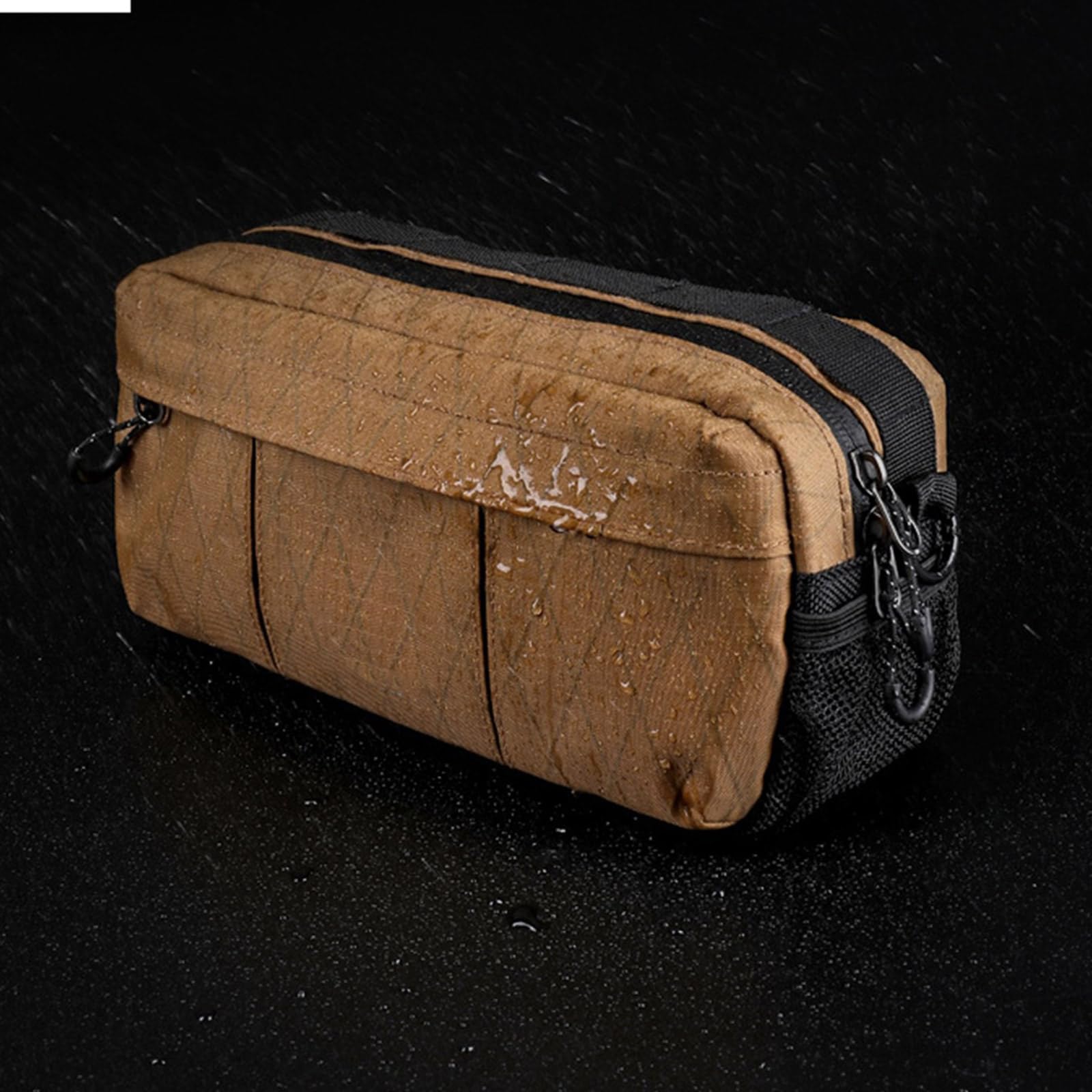 Borsa impermeabile per manubrio bici da strada, anteriore leggera, per mountain bike, moto, grande capacità di stoccaggio