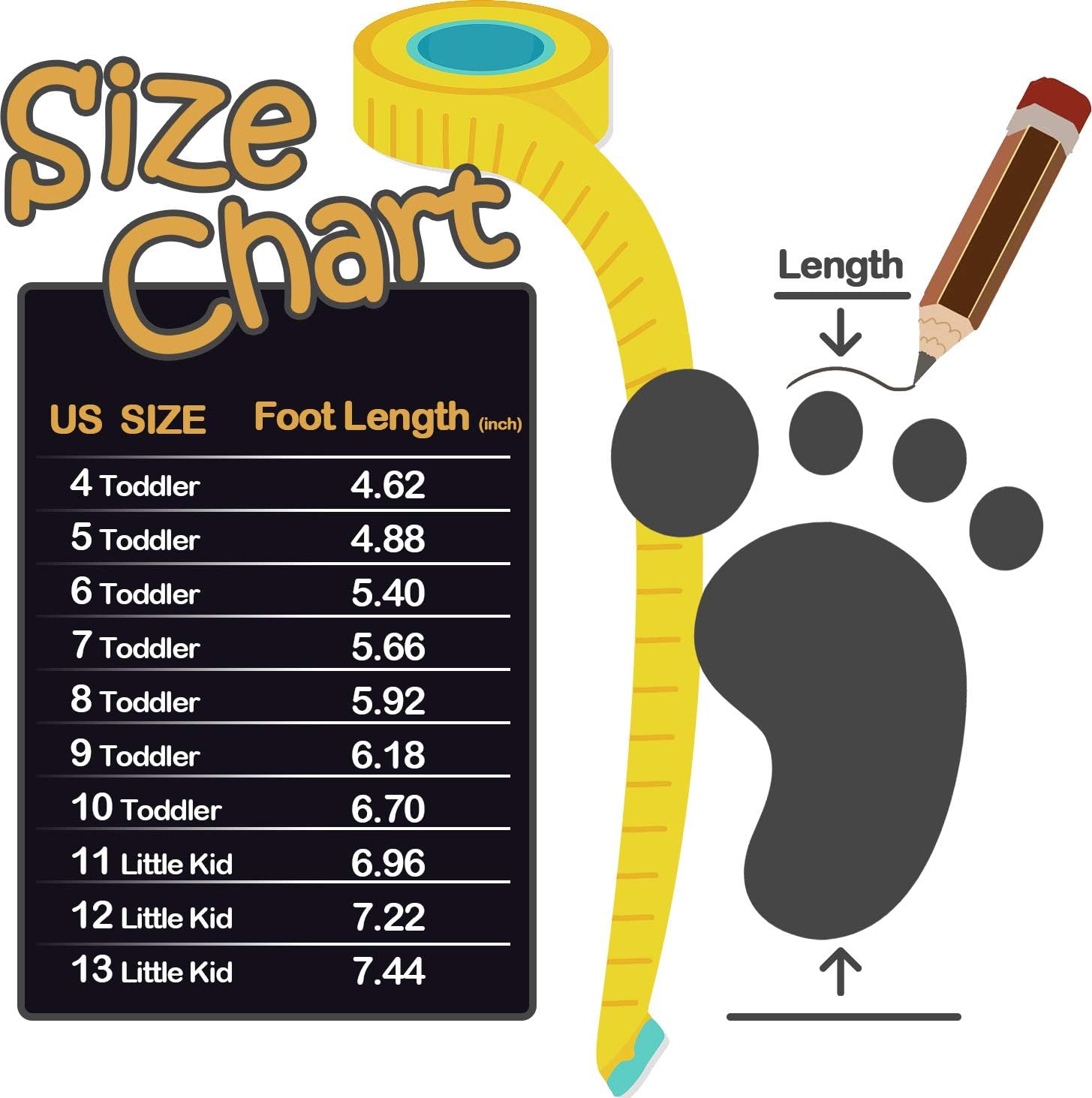 K KomForme Toddler Shoes Boys Girls Canvas Sneakers Size 4-13 - Image 8