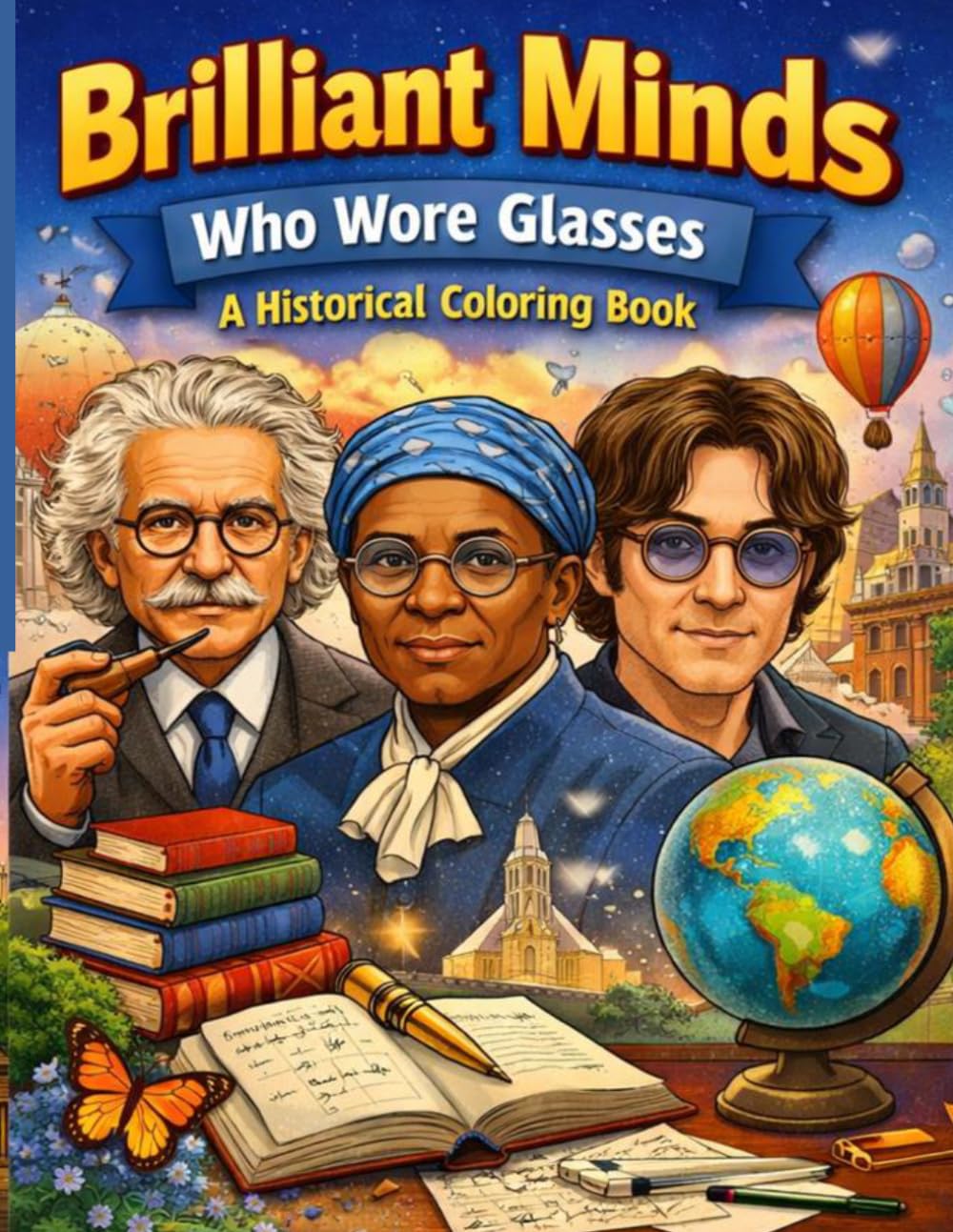 Brilliant Minds Who Wore Glasses Companion Worksheets: Inspiring Inventors, Writers, Leaders & Visionaries Brought to Life