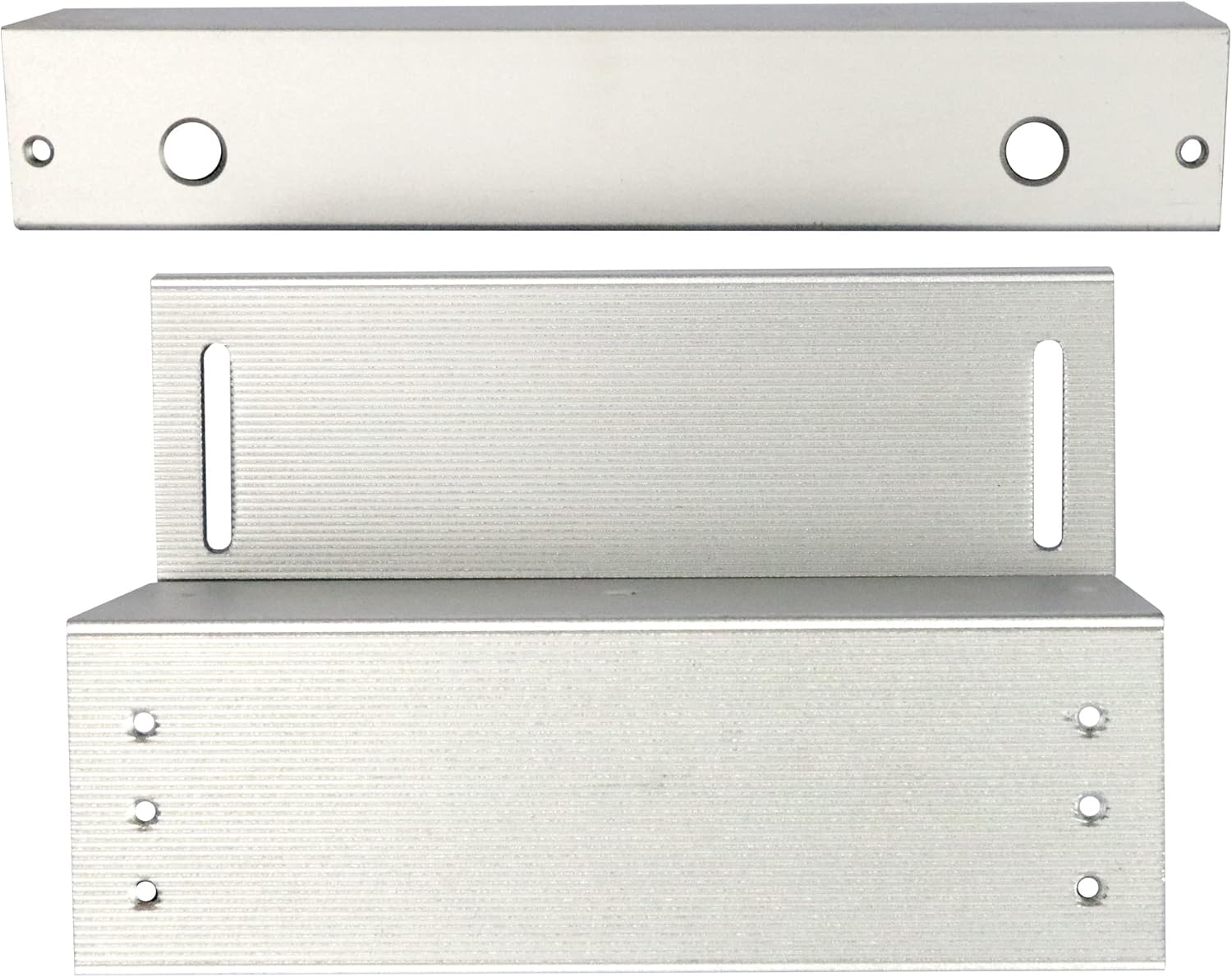 Visionis FPC-5193 1200lbs Indoor Electromagnetic Lock with 1,200 lbs L and Z Bracket for Inswinging Door Access Control Maglock