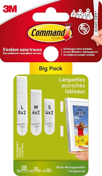 Command Multi-Pack Accroches Tableaux