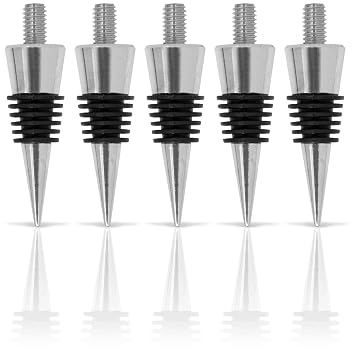 Savannah Classic Chrome Style Bottle Stopper with 3/8" x 16 tpi Threaded