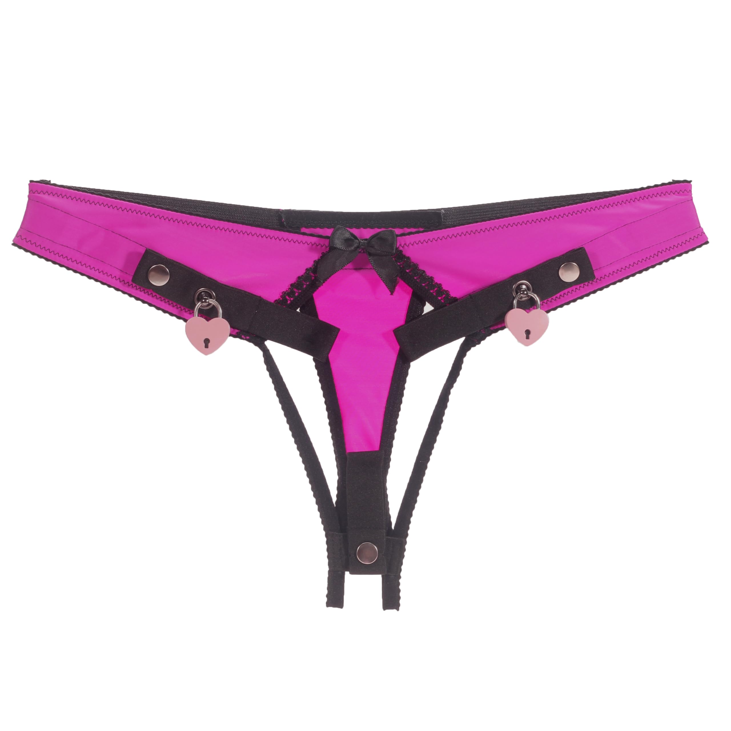 Ceinture De Chasteté Homme Sissy Panties Chastity Belt Torture Érotique Cage À Pénis Esclave Sextoyse Esclave Sextoyse (Rose with Lock,L)