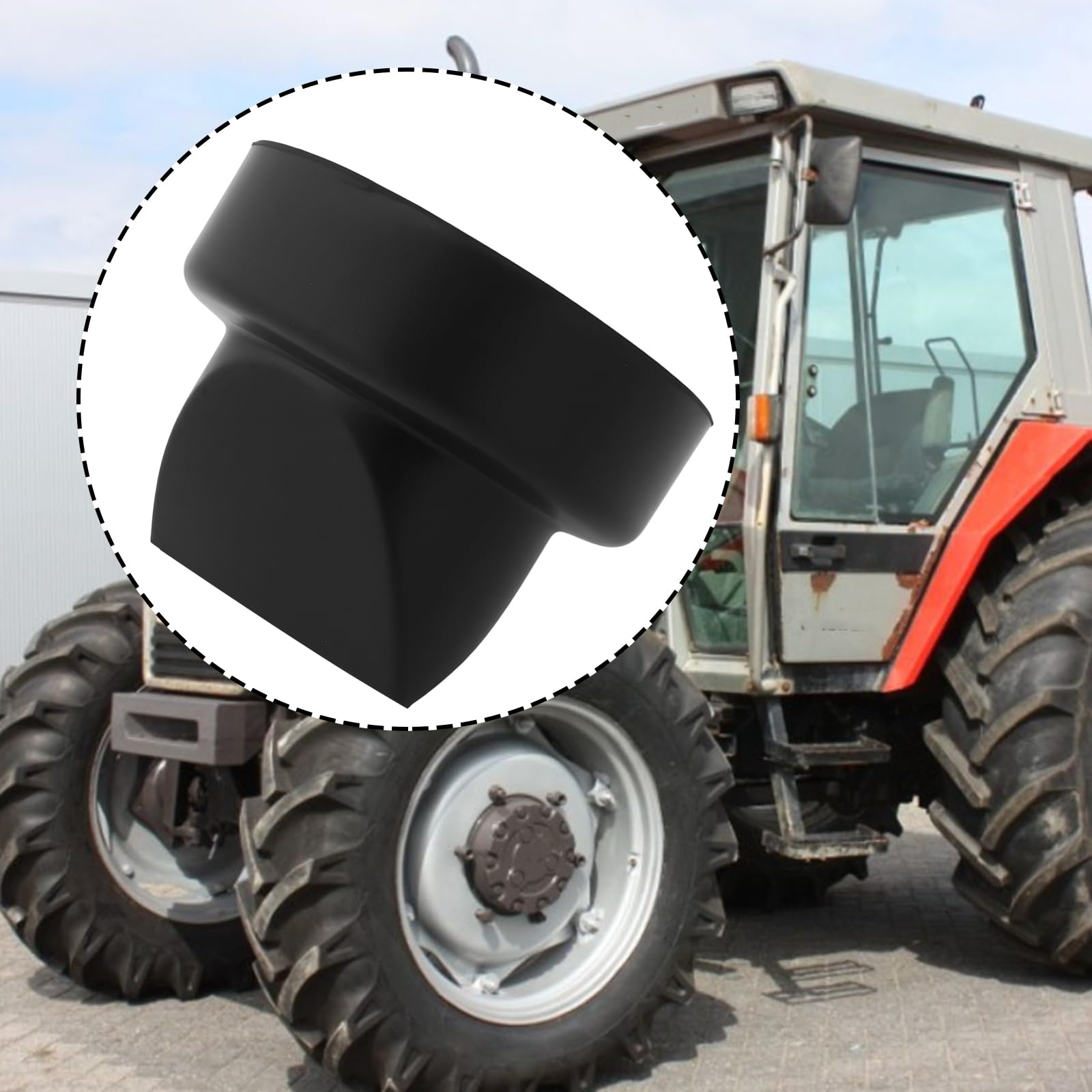 EMagTech Lot 2 Valves De Vidange Caoutchouc 50 Mm – Compatible Massey Ferguson 133 135 140 – Pièce Filtre à Air Tracteur