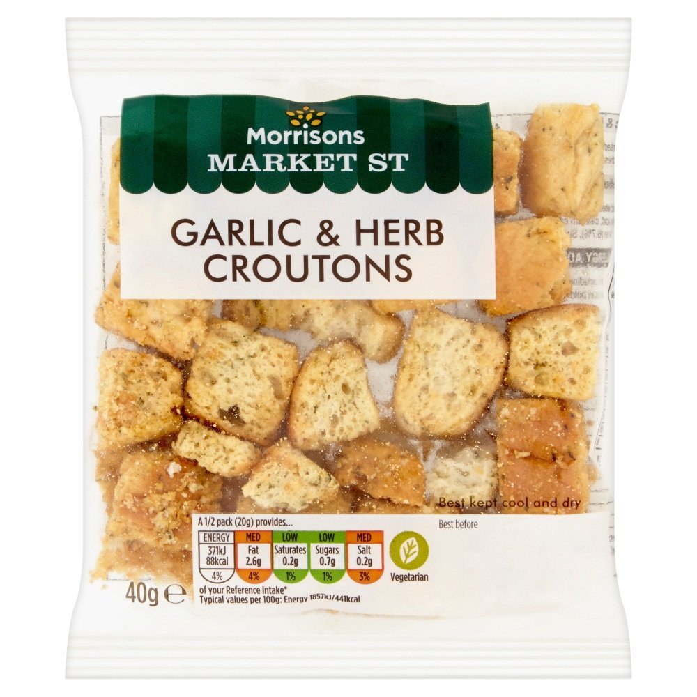 Morrisons Garlic And Herb Croutons, 40g