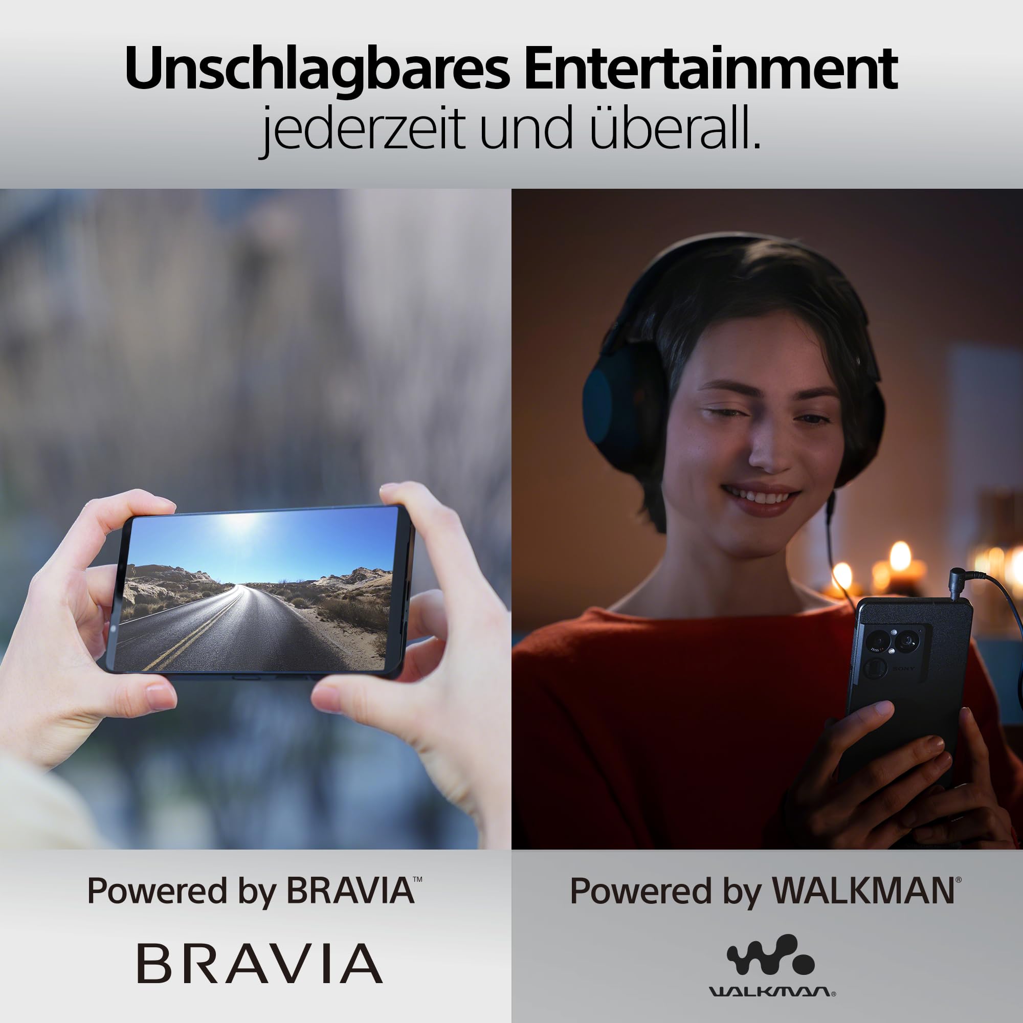 Sony Xperia 1 VIII - 6,5" 19,5:9 FHD+ HDR OLED 120Hz, Dreifach-Kamera mit neuem Teleobjektiv, Xperia AI, Akku für 2 Tage, 3,5mm Audio, Dual SIM, Granat-Rot