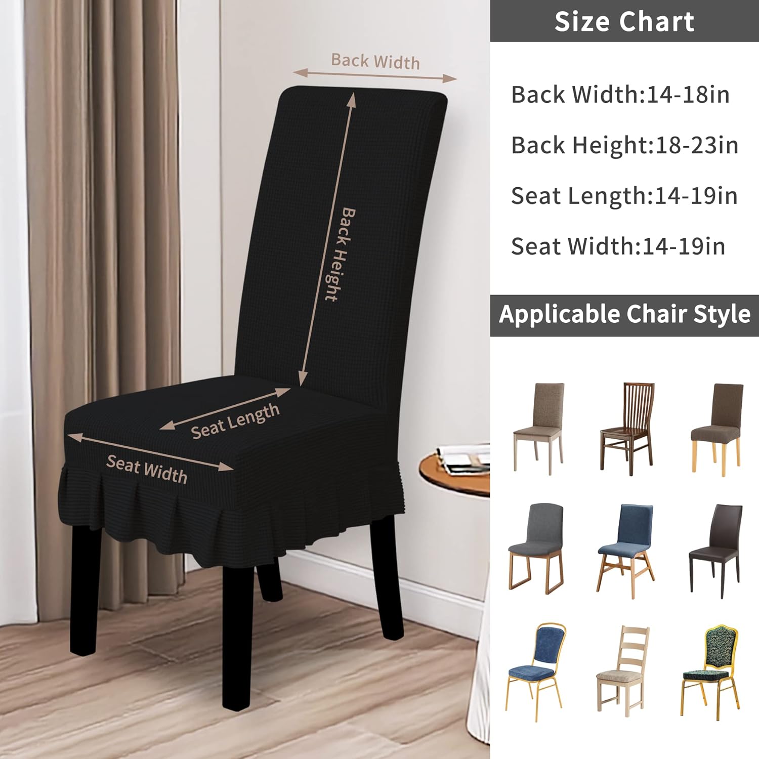 Easy-Going Sofa Slipcover Bundles Dining Chair Cover