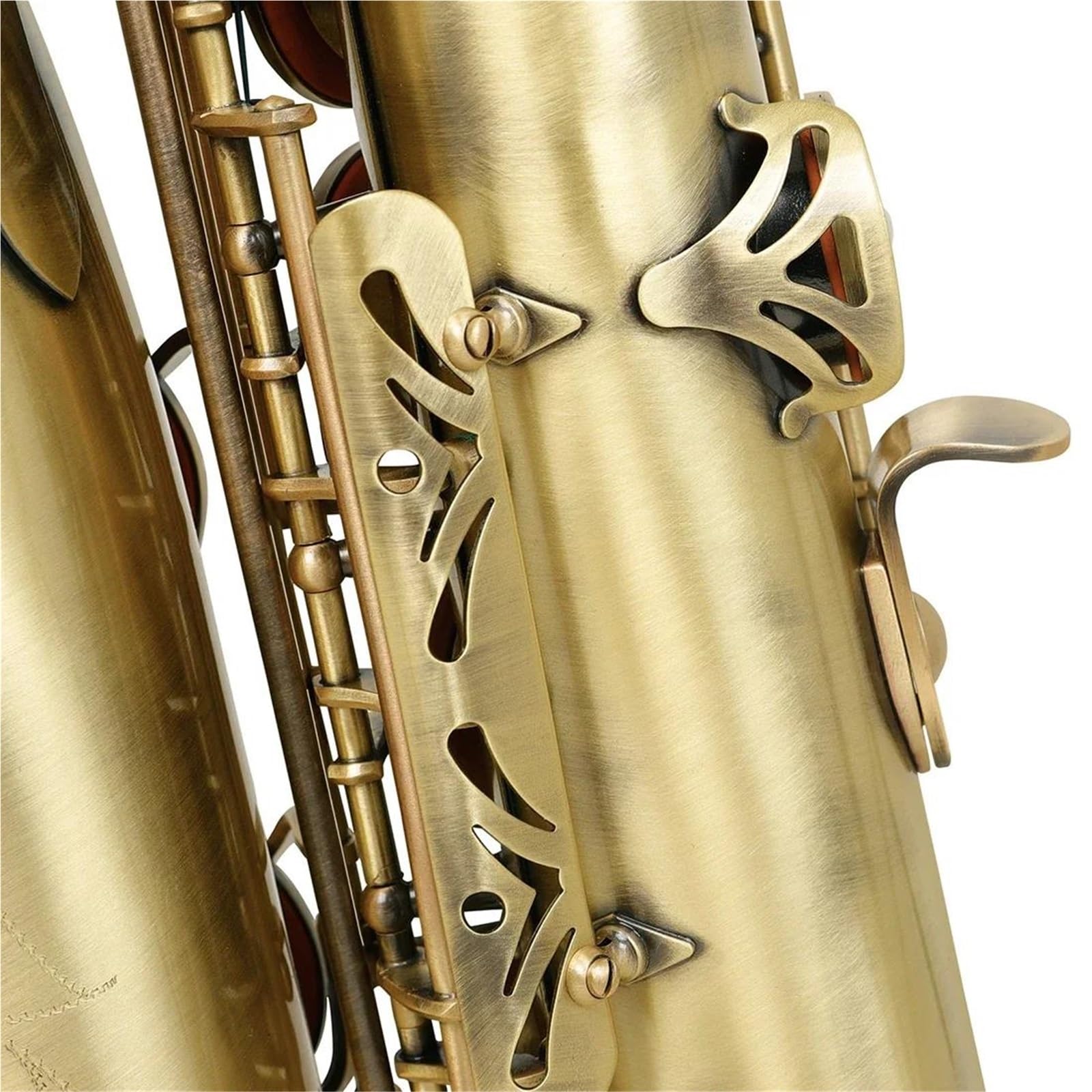 Cyjan antyczny saksofon tenorowy profesjonalny instrument dęty B Saksofon