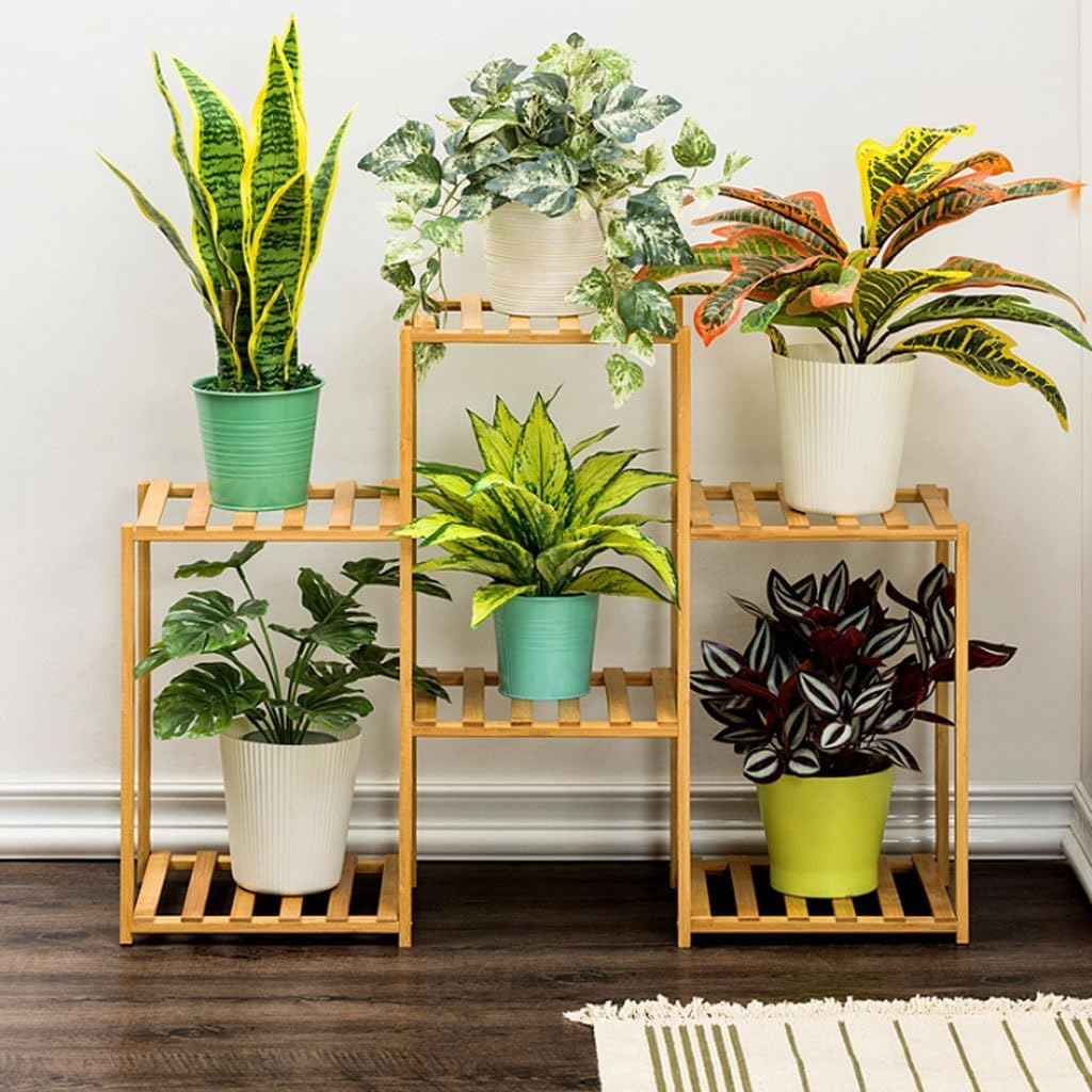 Multi Tiered Plant Stand Indoor Living Room Floor-Standing Pothos Pot Storage Rack Balcony Multi-Layer Space-Saving Flower Shelf Corner Outdoor Plant Stand