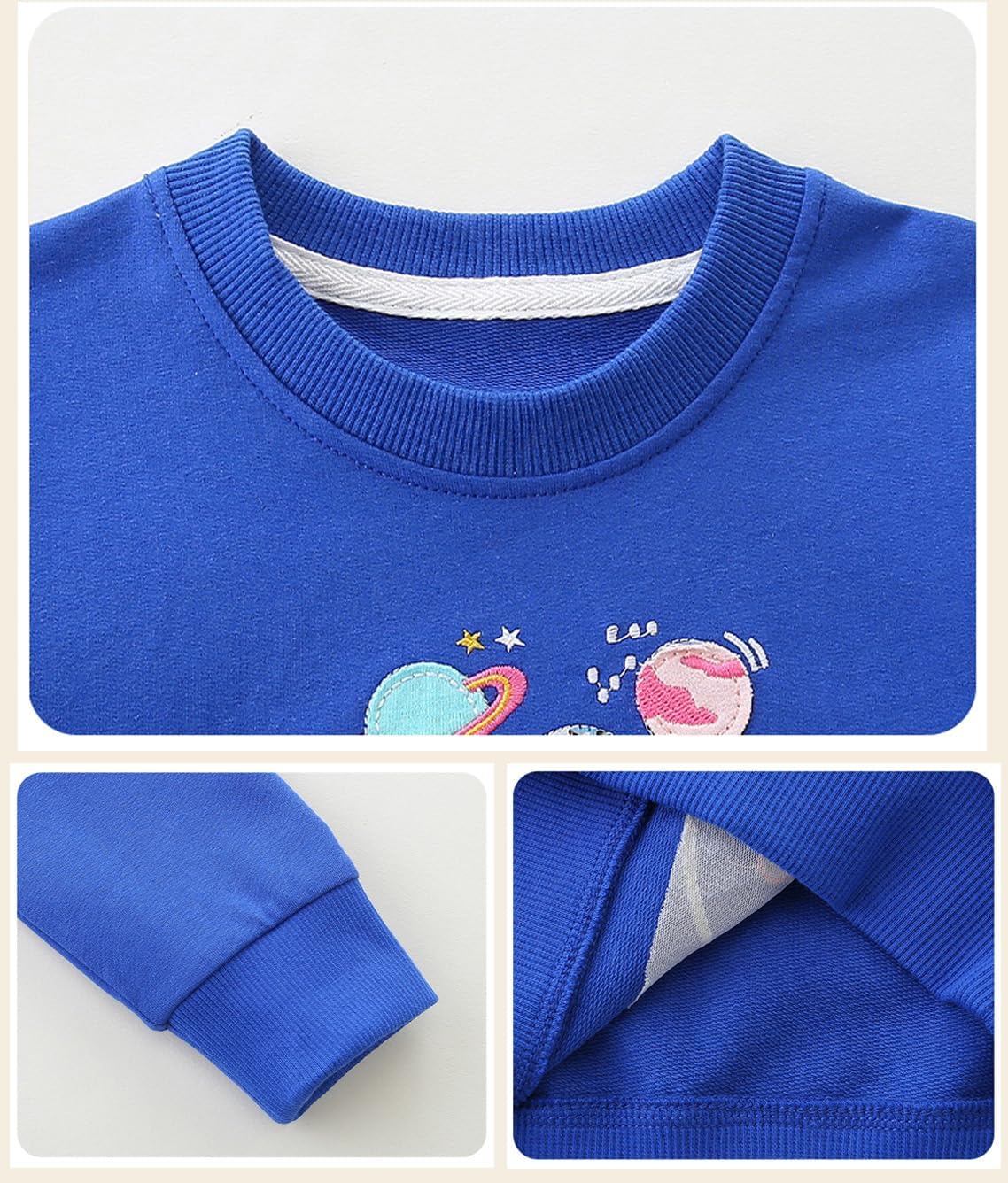 Toddler Girl Sweatshirt Crewneck Long Sleeve Shirt Girls Fall Pullover Tops Clothes - Image 4