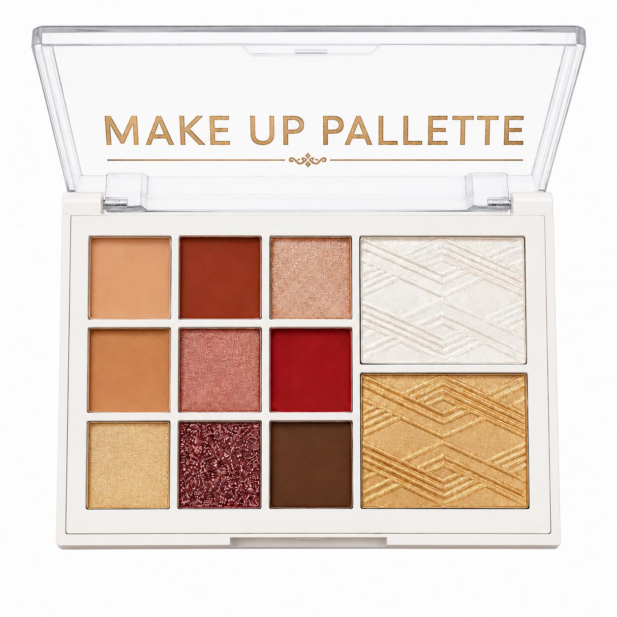 Professional Makeup Palette with Eyeshadow & Highlighter, Multi-Color Matte and Shimmer Shades, Long Lasting Blendable Face Makeup Kit for Women-image-21