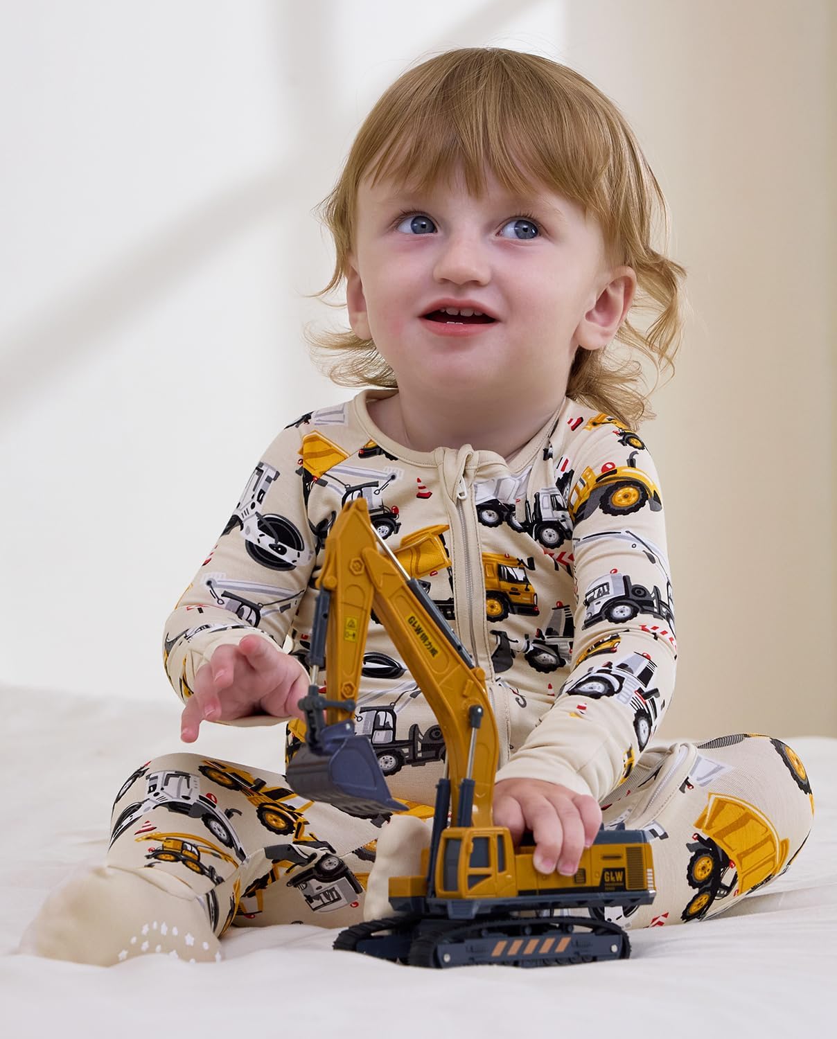 Bamboo Viscose Baby Convertible Footie Pajama, Zipper Pajamas for Baby Boys & Girls, Sleep & Play Footed - Image 6