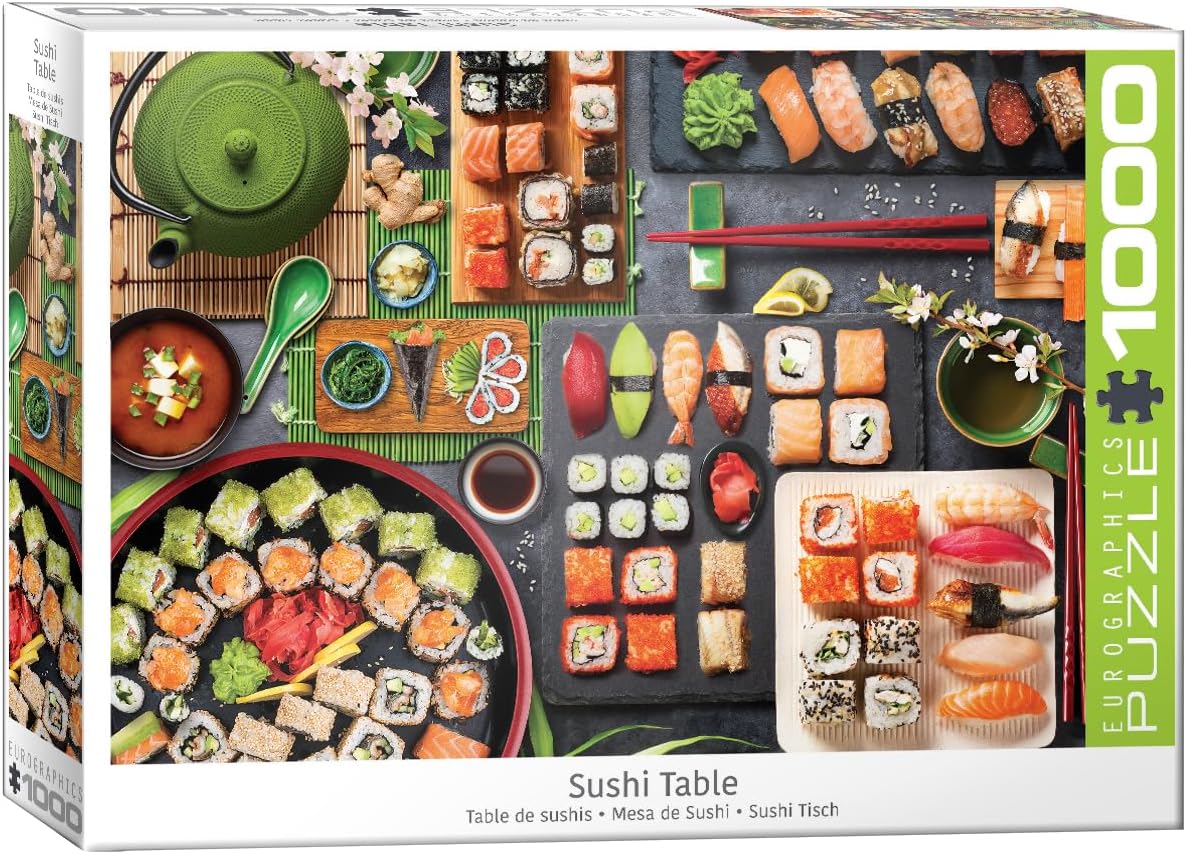 EuroGraphics Sushi Table 1000 Piece Puzzle for Adults
