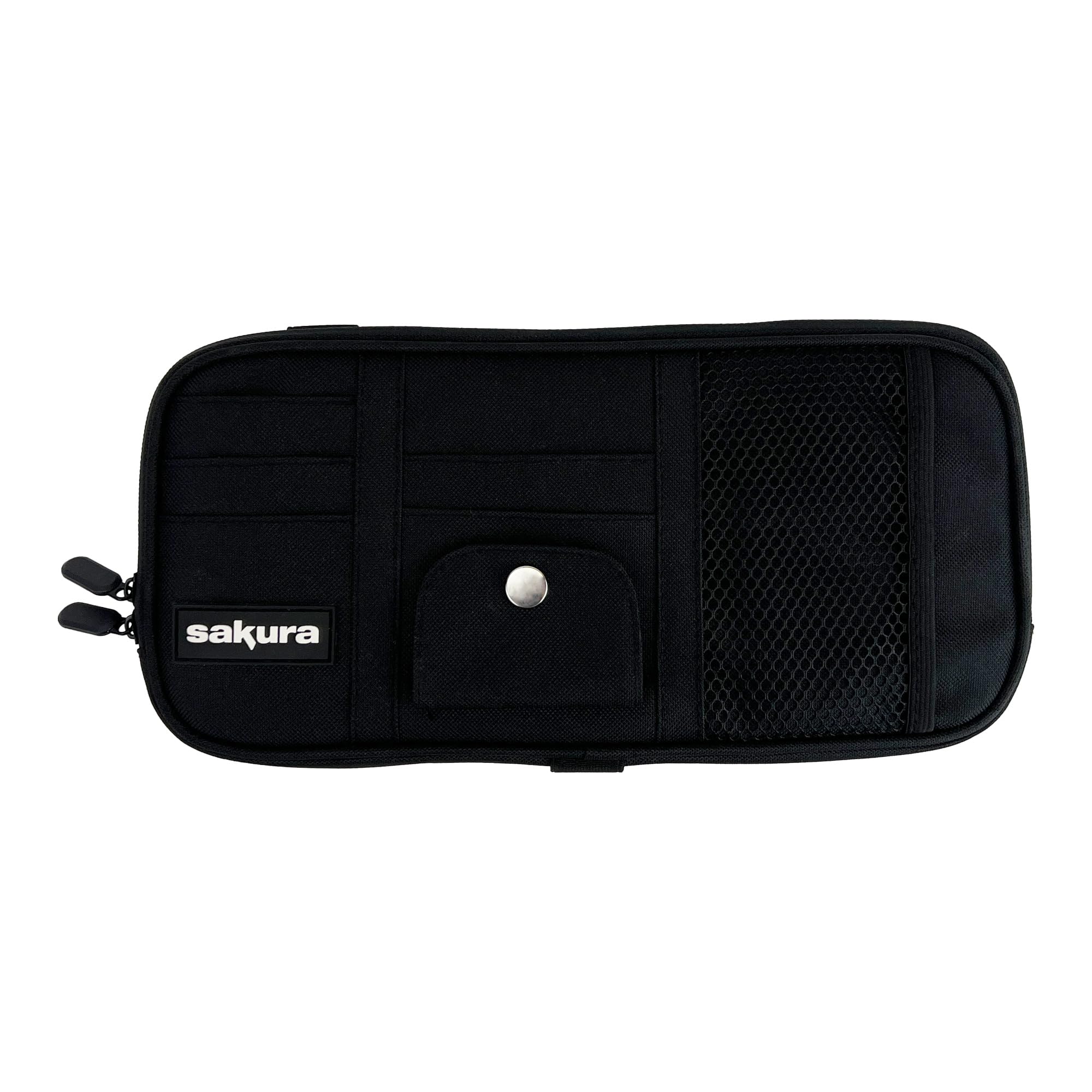 Sakura Car Essentials Car Sun Visor Organiser, Black