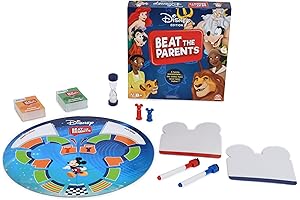 Beat The Parents Disney Edition Board Game: Outsmart Your Folks with Trivia and Win!