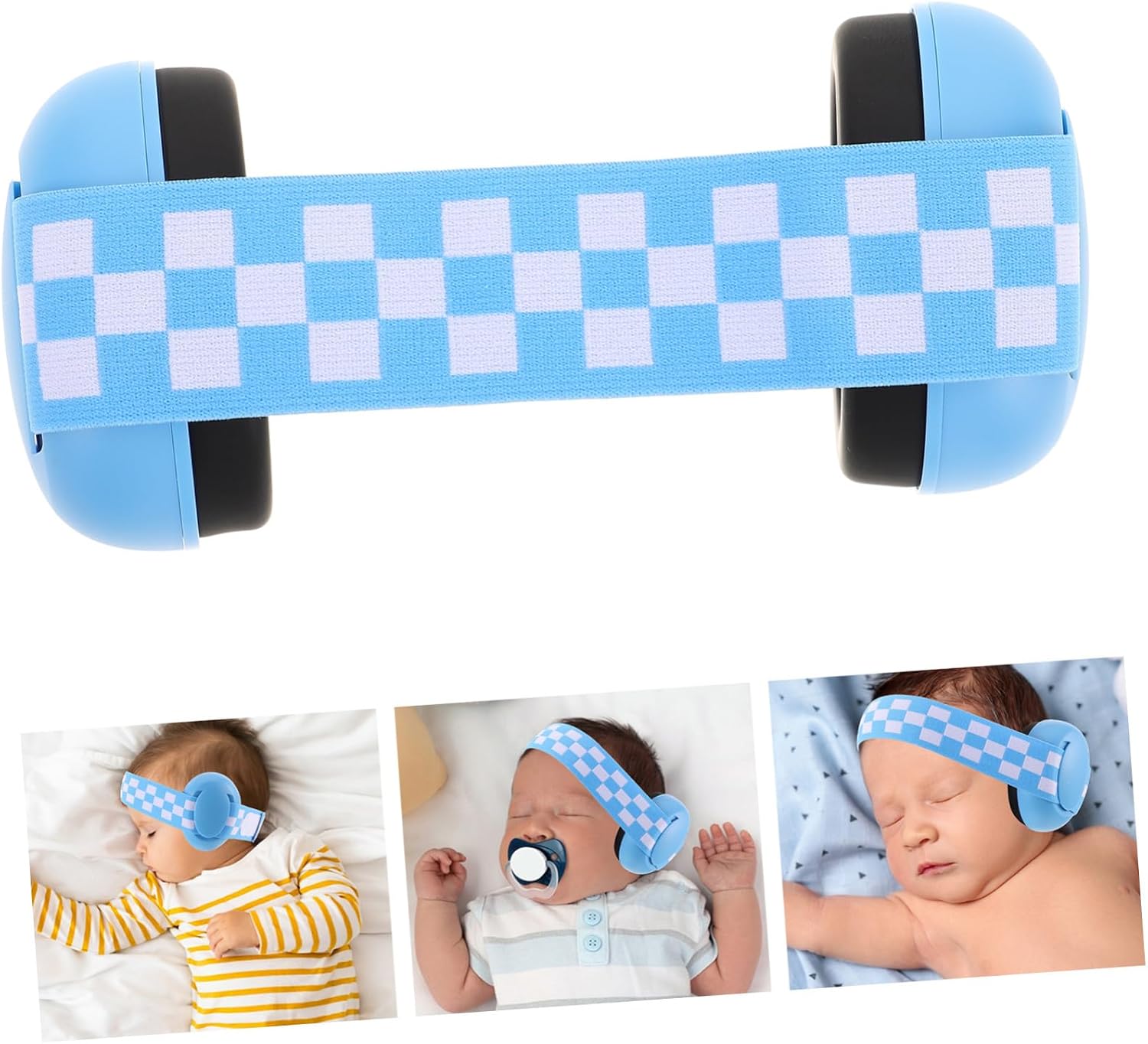 BESPORTBLE Noise Cancelling Baby Ear Muffs for Newborns Toddler Ear Protection Headphones with Elastic Headband for Airplane Travel and Noisy Environments
