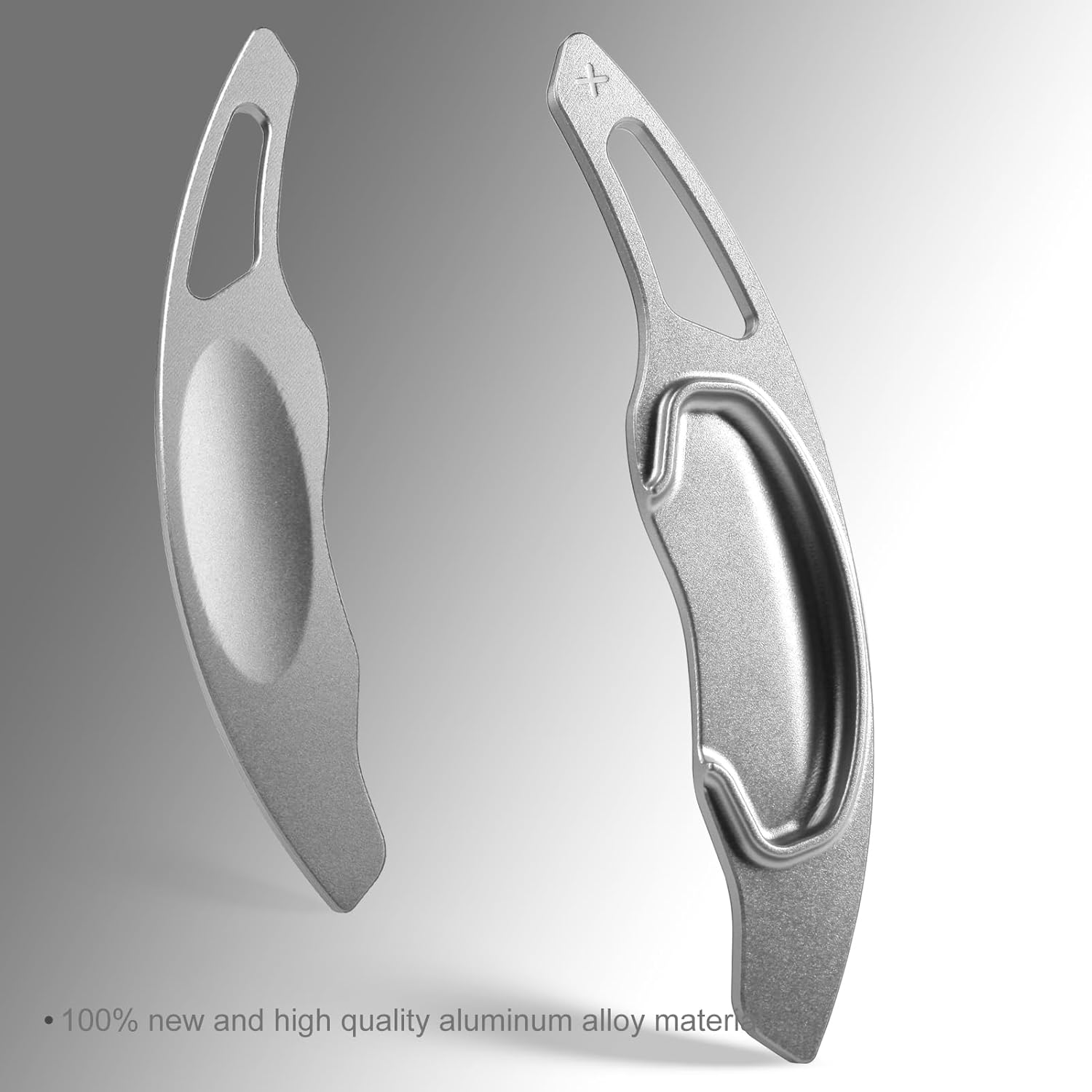 Thenice Compatible with Honda Civic Aluminium Alloy Paddle Shifters Paddle Shift Extension for 11th Gen Civic 2022-2025, Accord/CR-V 2023-2025 -Silver