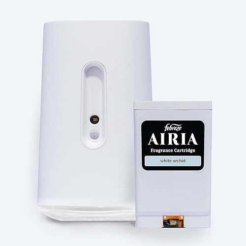 AIRIA by Febreze - Kit de inicio de difusor de aroma inteligente para todo el hogar, 1 difusor de aroma inteligente AIRIA y 1 cartucho de fragancia