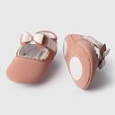 toothless Sweet Bow Baby Shoes Adorable Soft Sole First Walkers for Infants | Skin Friendly & Comfortable Booties | 9-12 Months gallery image