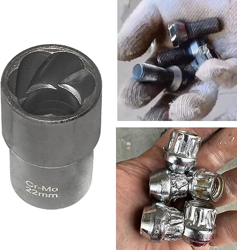 Miniatura 5 de DPTOOL Juego de 22 extractores de tuercas de perno de 12 pulgada y 38 pulgadas, herramienta de extracción de tuercas de impacto, kit de extracción