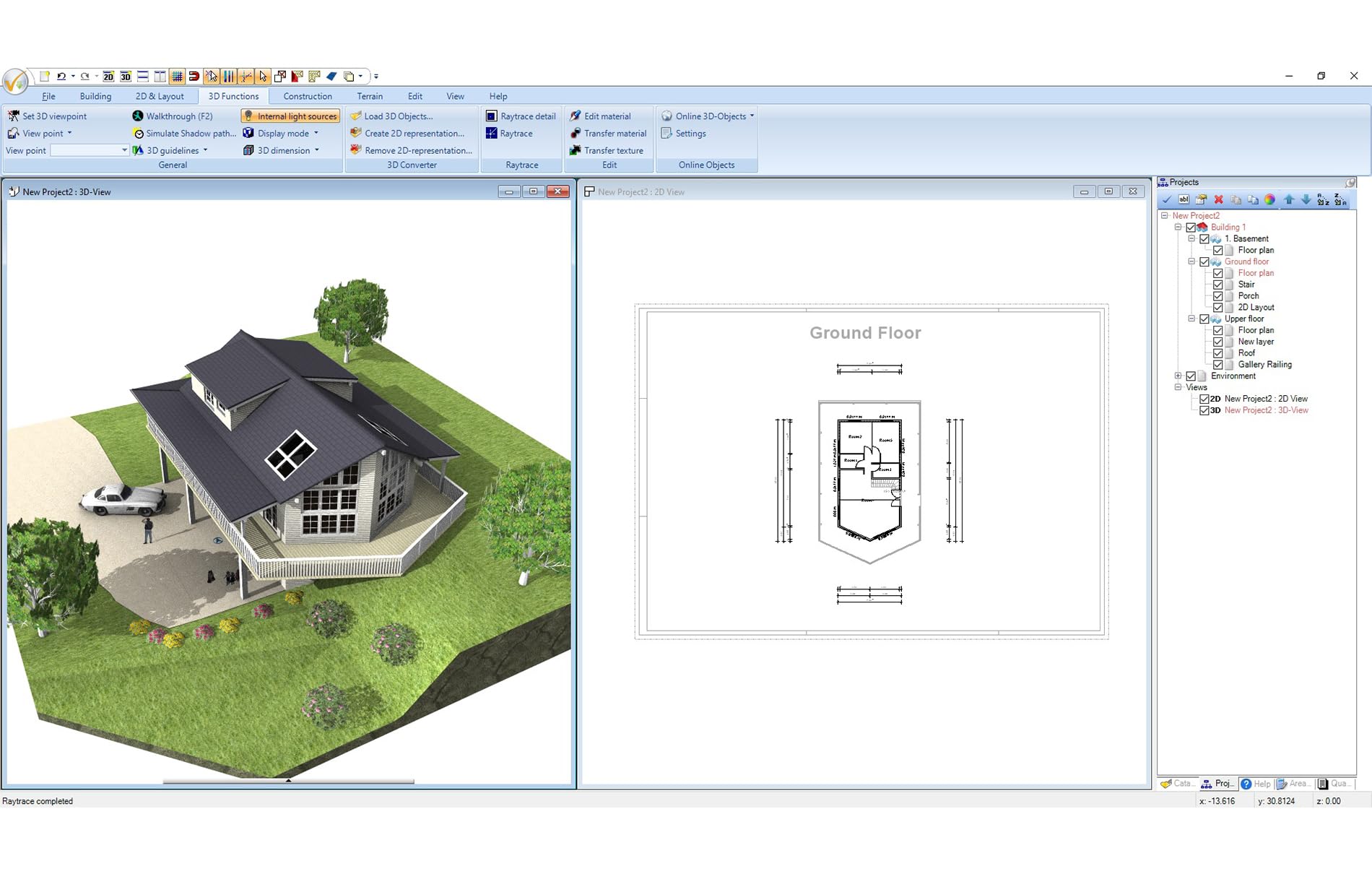 3D CAD 12 PRO - The professional CAD solution, from blueprints to interior design, Architecture for Win 11, 10