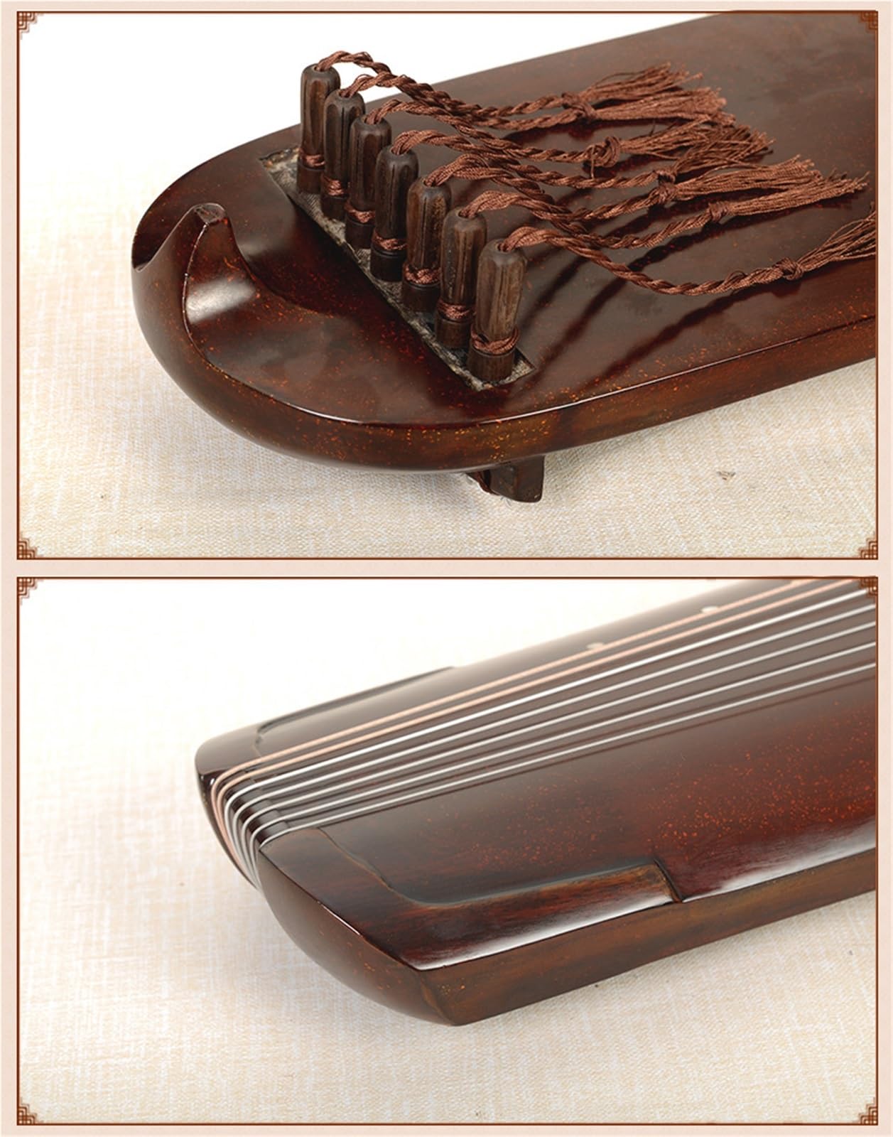 Guqin (chińska Cytra) Wykonany Ze Starego Drewna Cedrowego Z Surowym Lakierem Instrument Dydaktyczny Dla Dorosłych Guqin (chińska Cytra)
