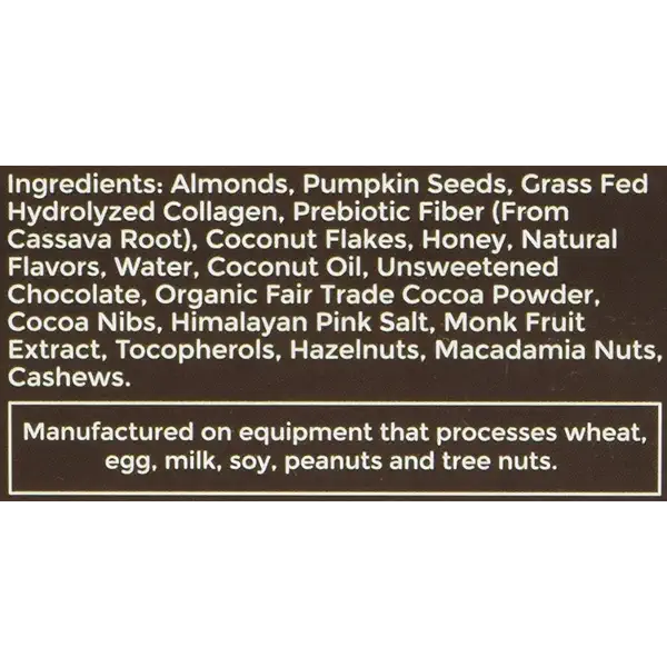 Primal Kitchen - Dark Chocolate Almond Collagen Protein Bars, 12 Grams of Protein, Paleo Approved (Pack of 6, 1.7 oz) 10