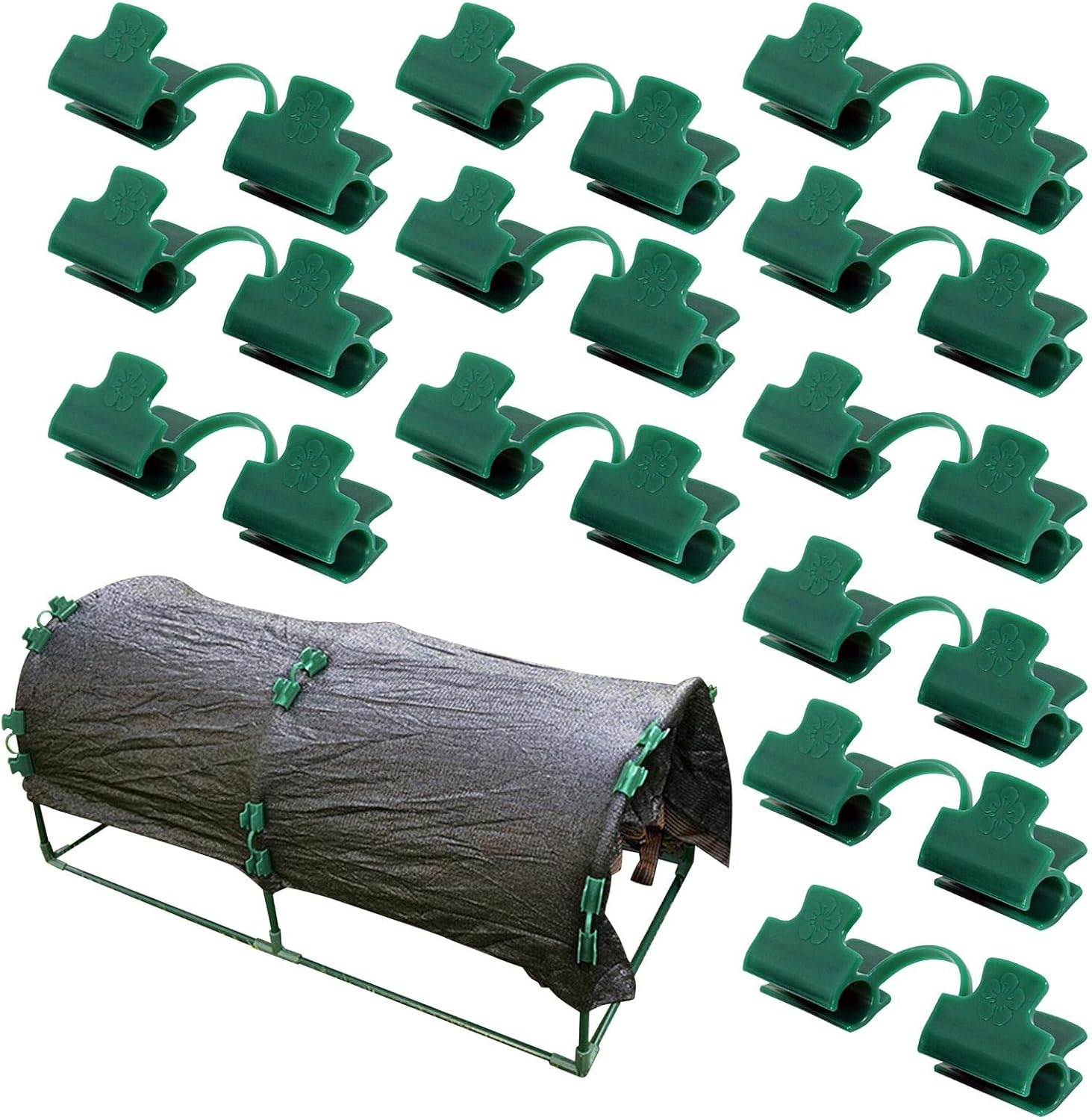 Greenhouse Clamps Garden Clips Stable Secure Spring Clamps with