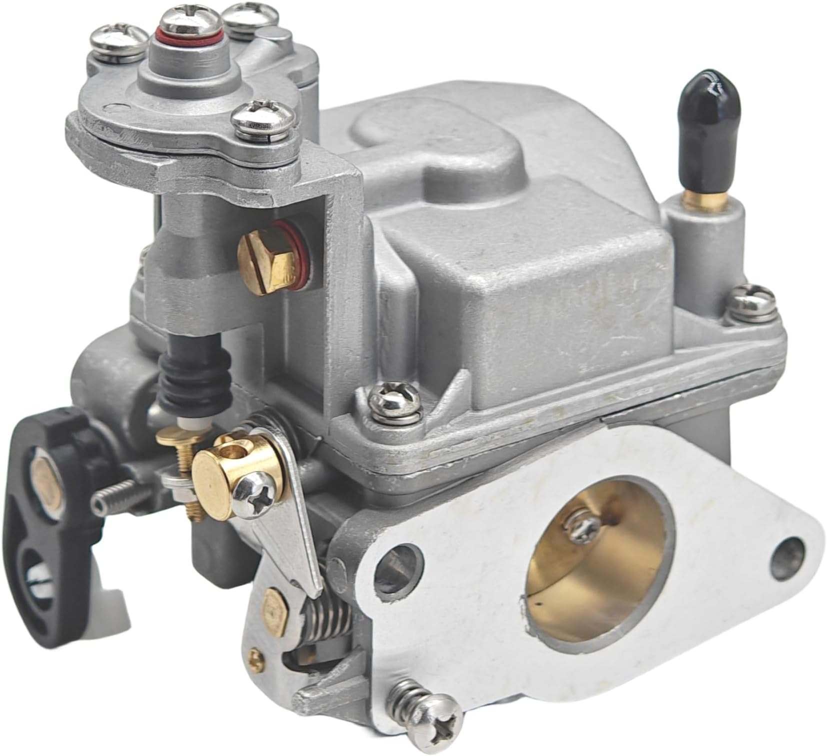 JLM MARINE 66M14301 Boat Carburetor for Yamaha 4 Stroke 15HP Outboard Engines 66M-14301-12 66M-14301-11 18-34600