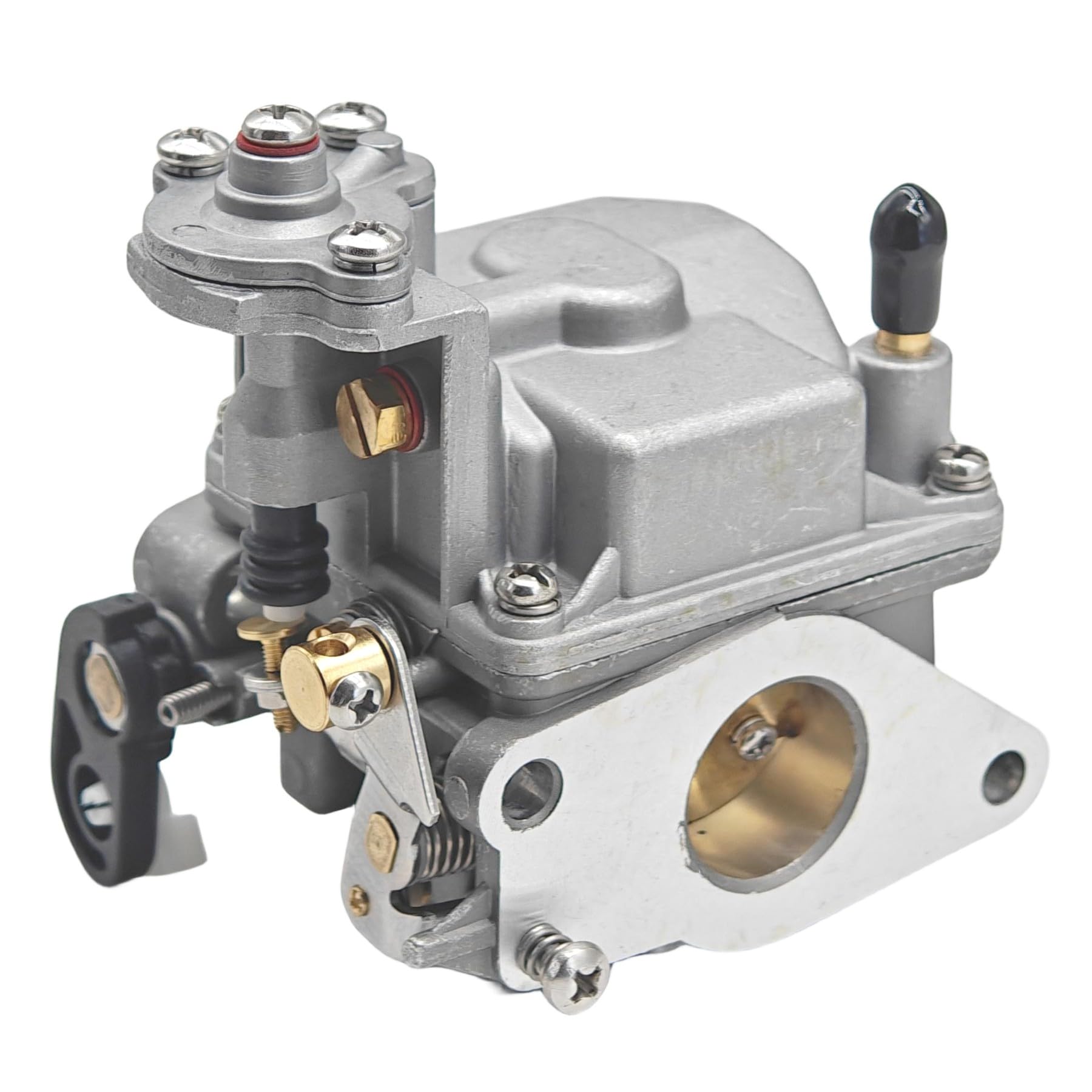 JLM MARINE 66M14301 Boat Carburetor for Yamaha 4 Stroke 15HP Outboard Engines 66M-14301-12 66M-14301-11 18-34600