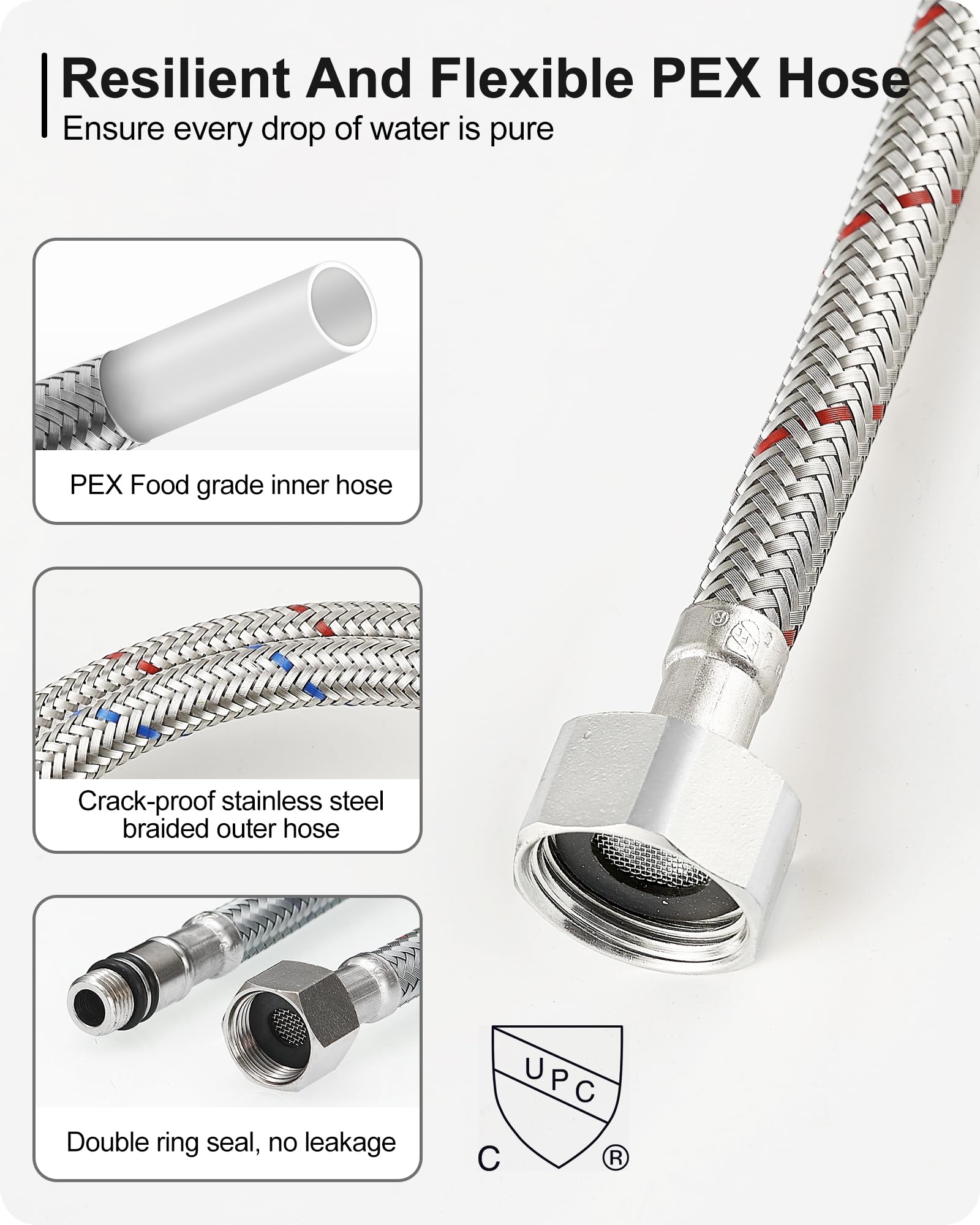 Waterfall Bathroom Faucet 3 Hole 4-16 Inch Oil Rubbed Bronze Bathroom Faucet Brass Bathroom Sink Faucet 2 Handle — view 4