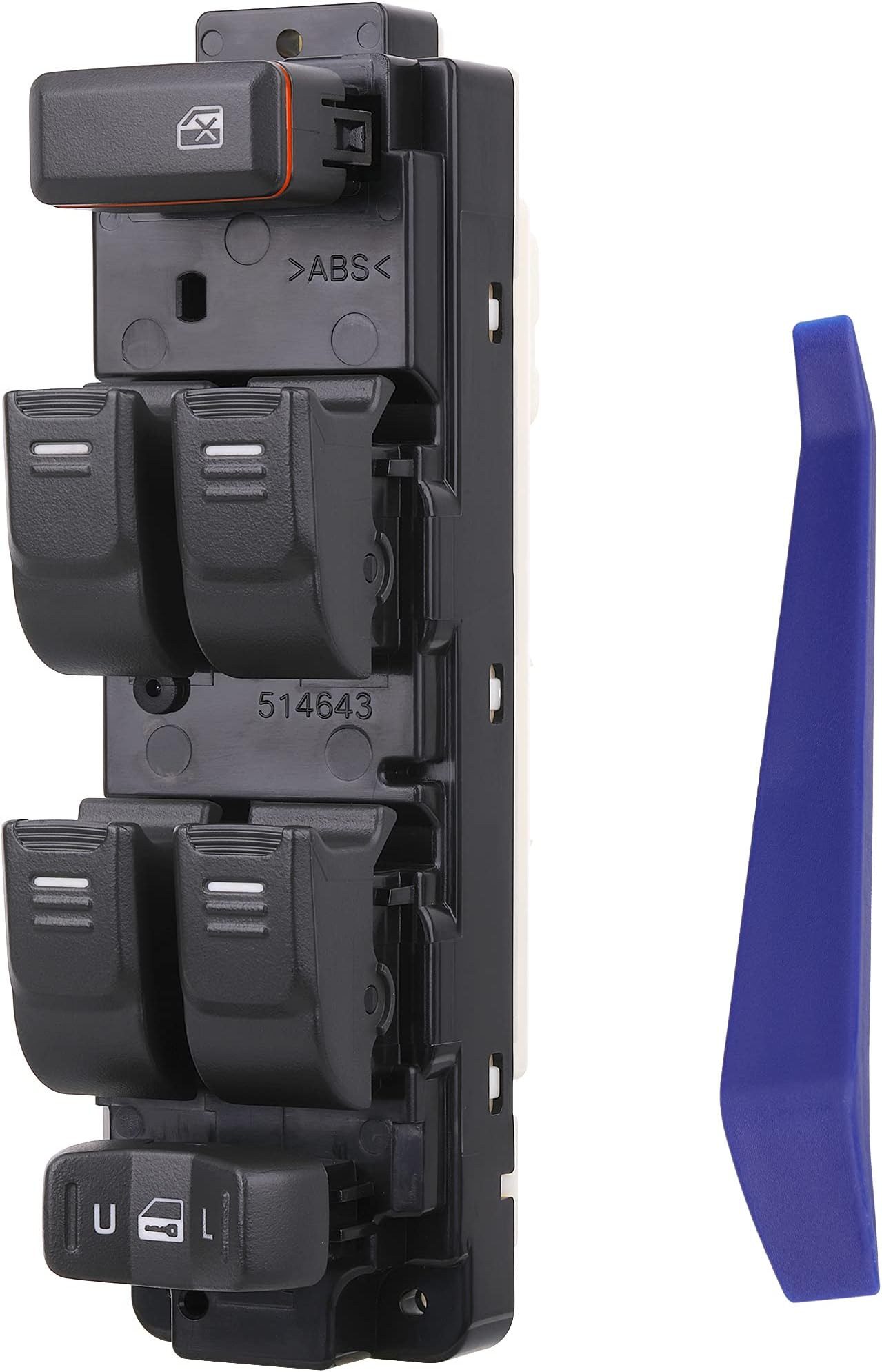 Obaee 25779767 Driver Side Master Power Window Switch Compatible with 2004-2012 Chevy Chevrolet Colorado / 2004-2012 GMC Canyon / 2006-2010 Hummer H3 / 2009-2010 Hummer H3T