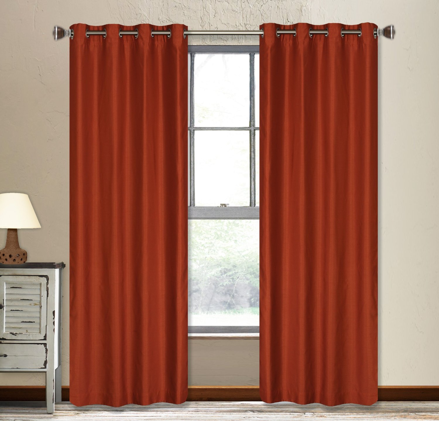 Brick Colored Curtains Curtains & Drapes 2023
