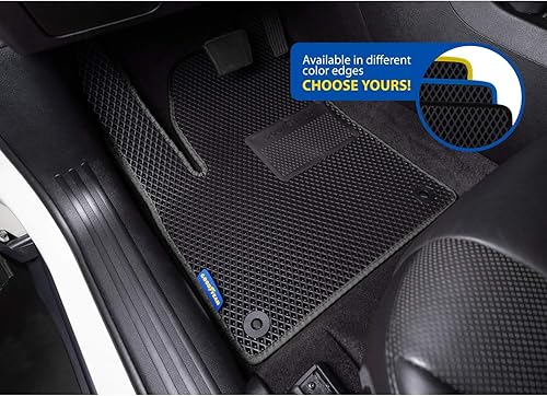 Miniatura 5 de Goodyear Alfombrillas de coche para todo tipo de clima, ajuste personalizado para Jeep Cherokee 2019-2023, juego de 5 piezas, forros de piso de
