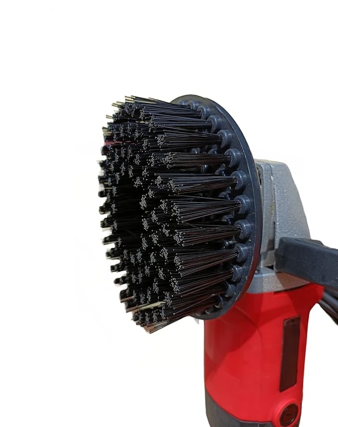 Ambikabrush Cleaning Disc Pad for Polisher, Angle Grinder, Buffer with M14 (Brush 6.5 Inches