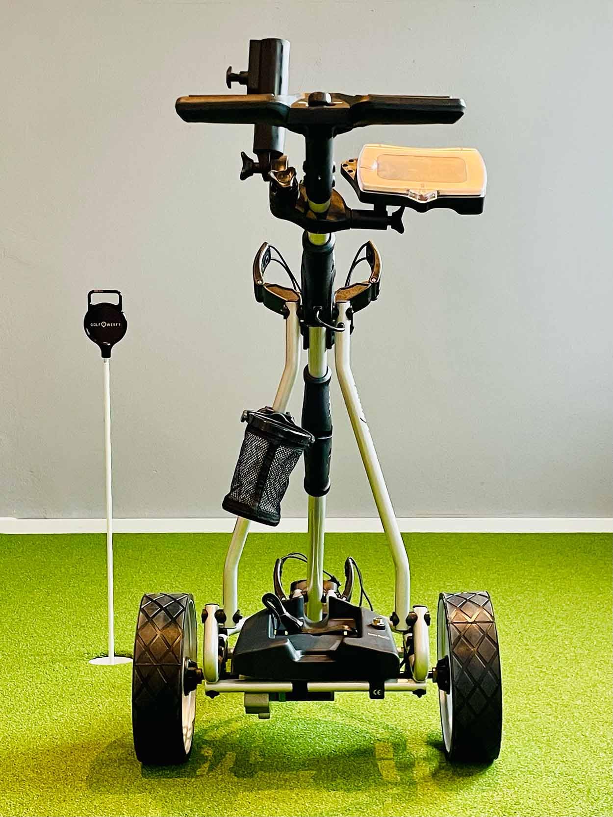Caddyone 410 Lithium Elektro Golftrolley Silber