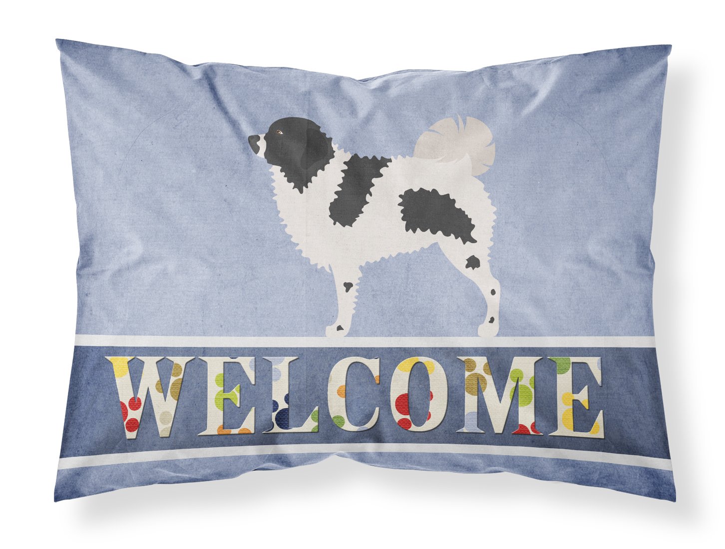 Taie d'oreiller motif Chien d'eau Frison idée cadeau originale pour passionné de canidés