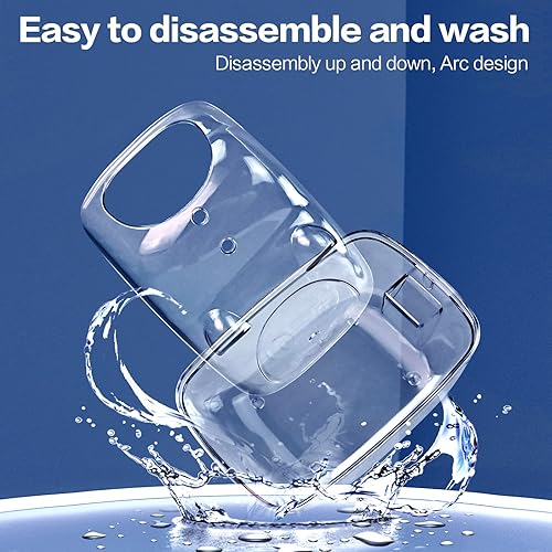 Miniatura 8 de Bañera de hámster, baño de hámster, decoración de hábitat de animales pequeños, contenedor de baño de arena, camas transparentes, cama de hámster,