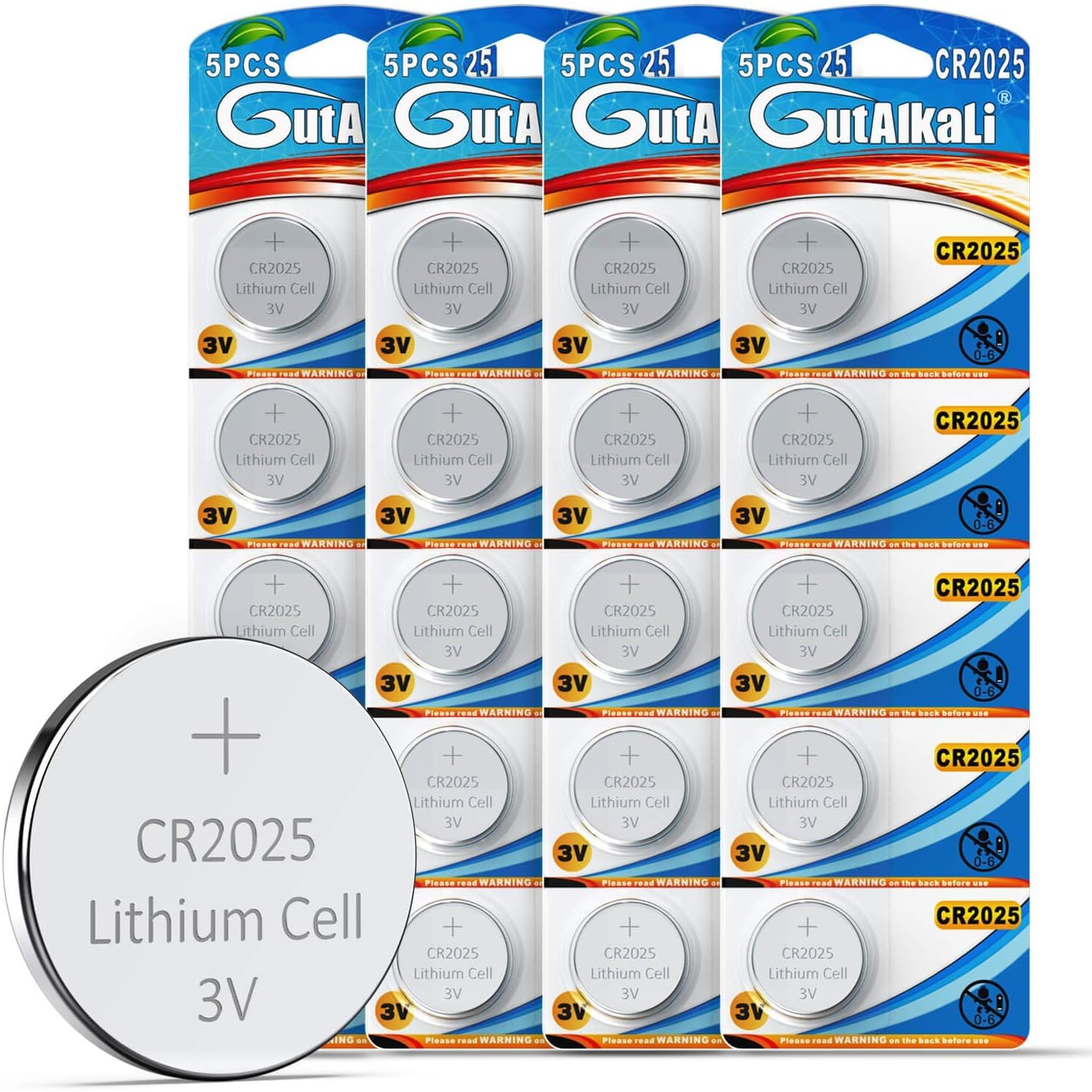 CR2025 3V Lithium Knopfzellen Batterien