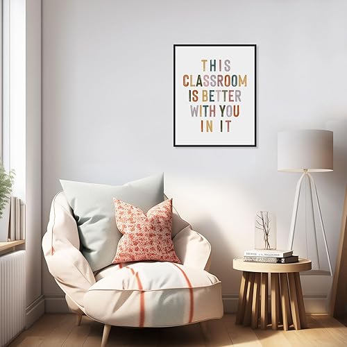 Miniatura 5 de This Classroom Is Better With You In It, Positive Motivational Wall Decor, Signs for Teachers, Class Room Welcome, Boho Classroom Decor, Safe Space,