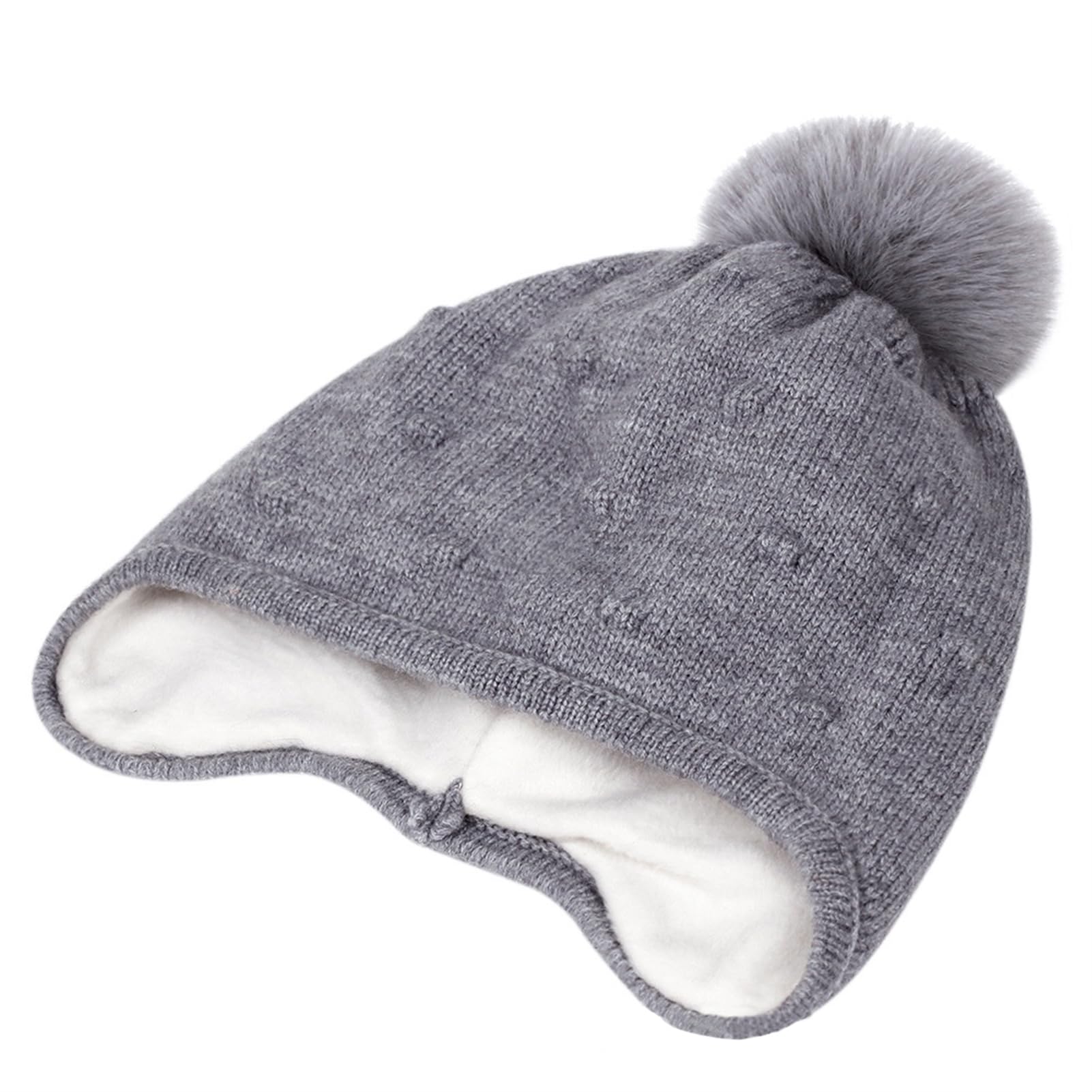 Bonnet Chaud écharpe Gants 3 en 1 Ensemble Chaud avec Doublure