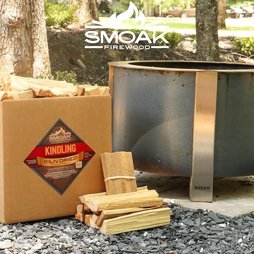 Miniatura 4 de Smoak Firewood - Leña Premium Certificada USDA Secada al Horno, Madera Dura Mezclada - Corte Grueso (20.32 cm de Piezas) 8-10 kg