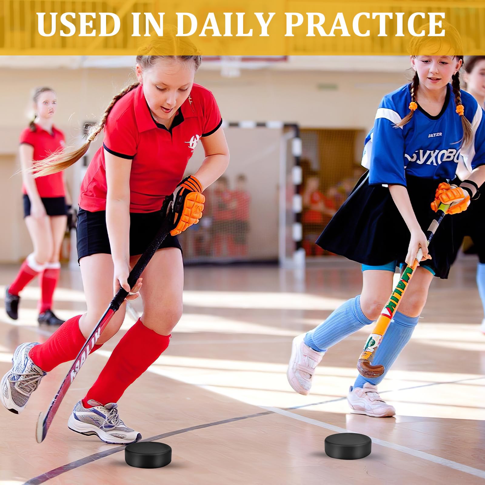 Mototo Dischi da hockey su ghiaccio, in schiuma, per esercitarsi e allenarsi classicamente, per giochi al chiuso, sport all'aperto, articoli per hockey per bambini e adulti