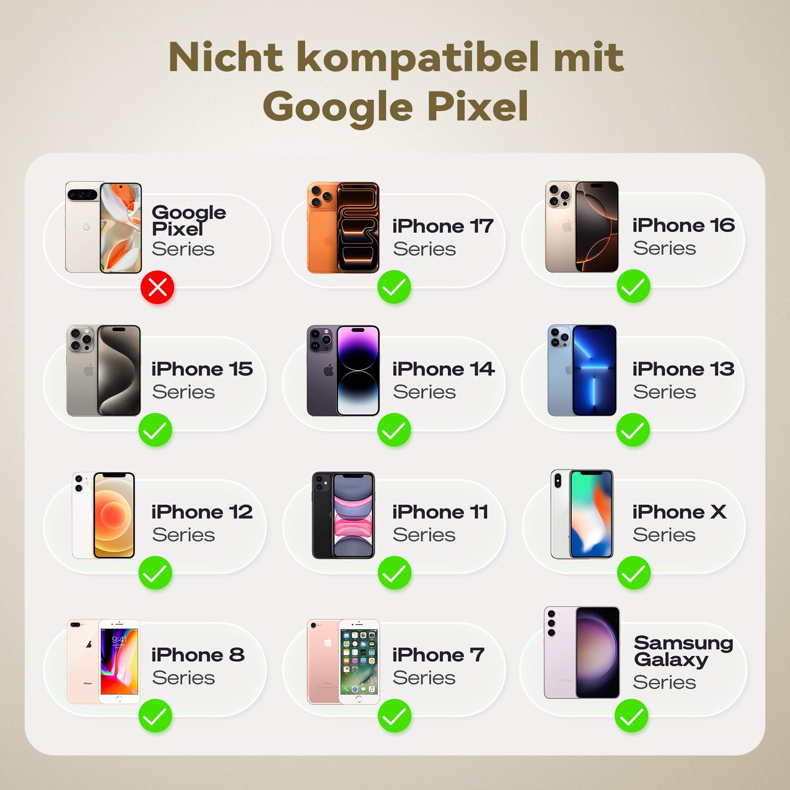 Rollei Easy Creator Selfie Monitor 3,97" Smartphone Rückkamera Magnetisch Vlog Bildschirm für iPhone und Android für TikTok Live Streaming Smartphone-Vlog-Selfie-Monitor-Bildschirm
