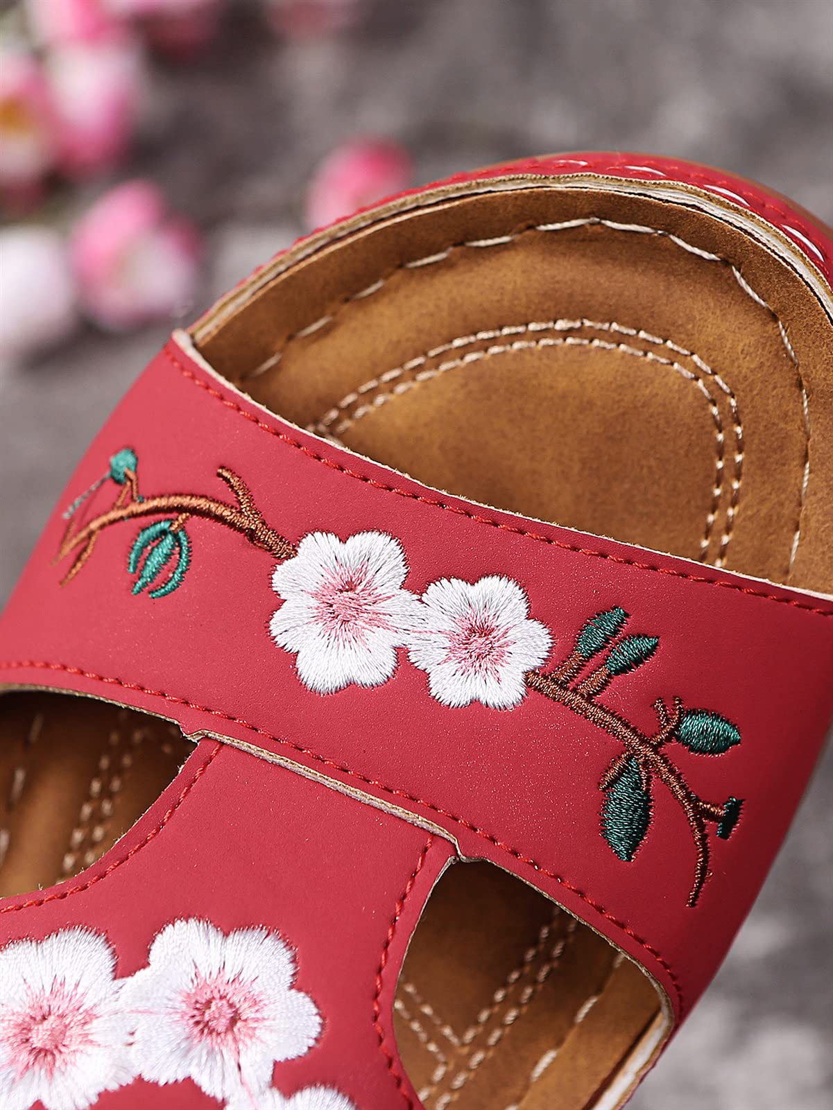 Femmes pantoufles Mules chaussures plates Slingbacks femme sandales chaussures d'été bout rond