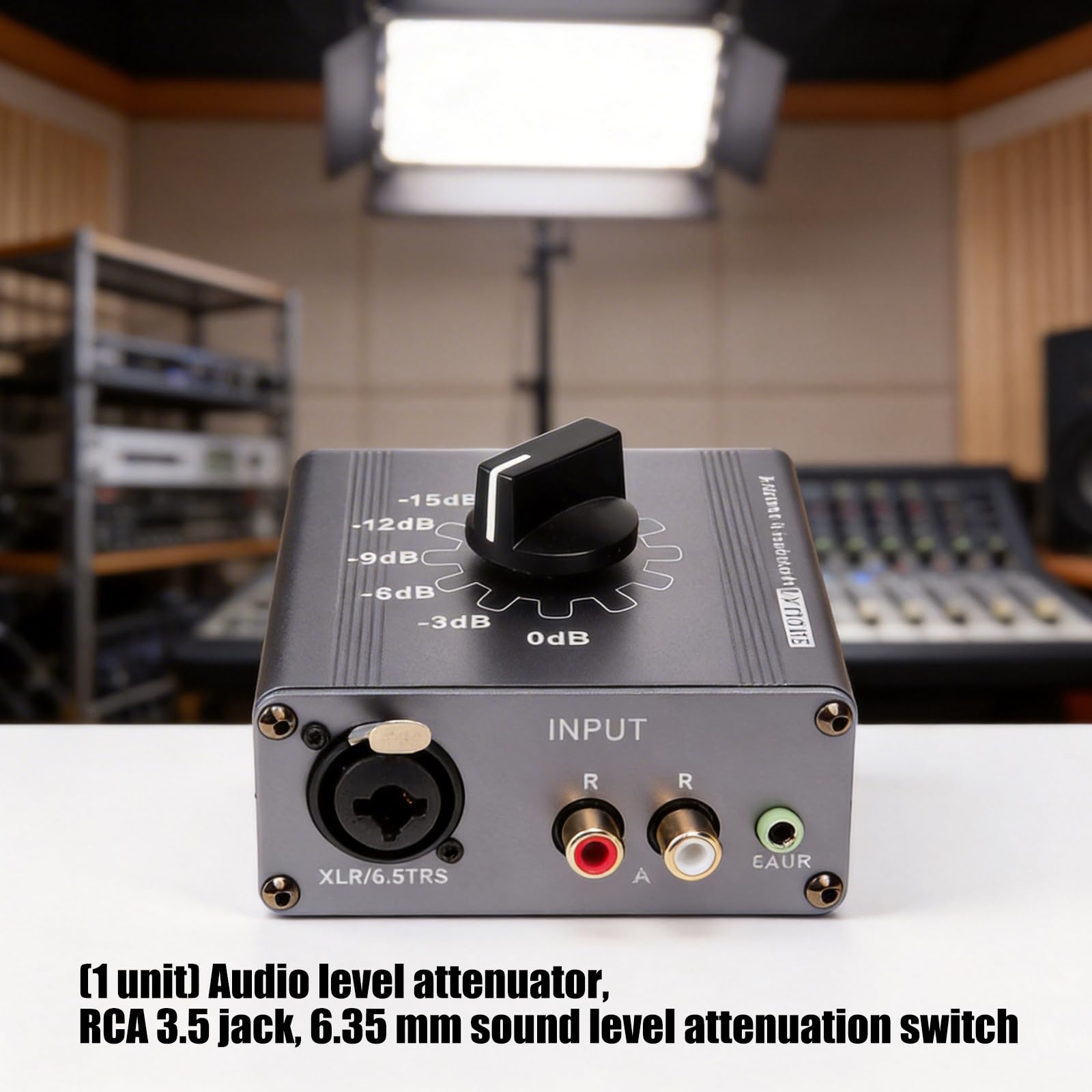 Attenuatore in Metallo XLR e 3, 5 mm per Sound Theater Attenuatore sonoro Professionale