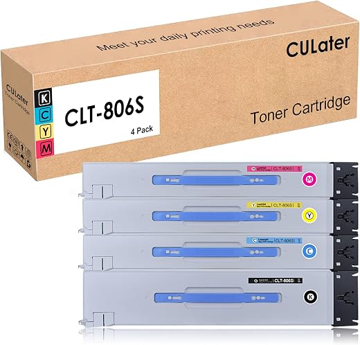 Exclusive Deal Remanufactured Toner Cartridge Replacement for CLT-806S Toner Cartridges for X7400Gx X740Olx X7500Gx X750Olx X7600Gx X760Olx Printers (4 Pack) Exclusive Deal Remanufactured Toner Cartridge Replacement for CLT-806S Toner Cartridges for X7400Gx X740Olx X7500Gx X750Olx X7600Gx X760Olx Printers (4 Pack)