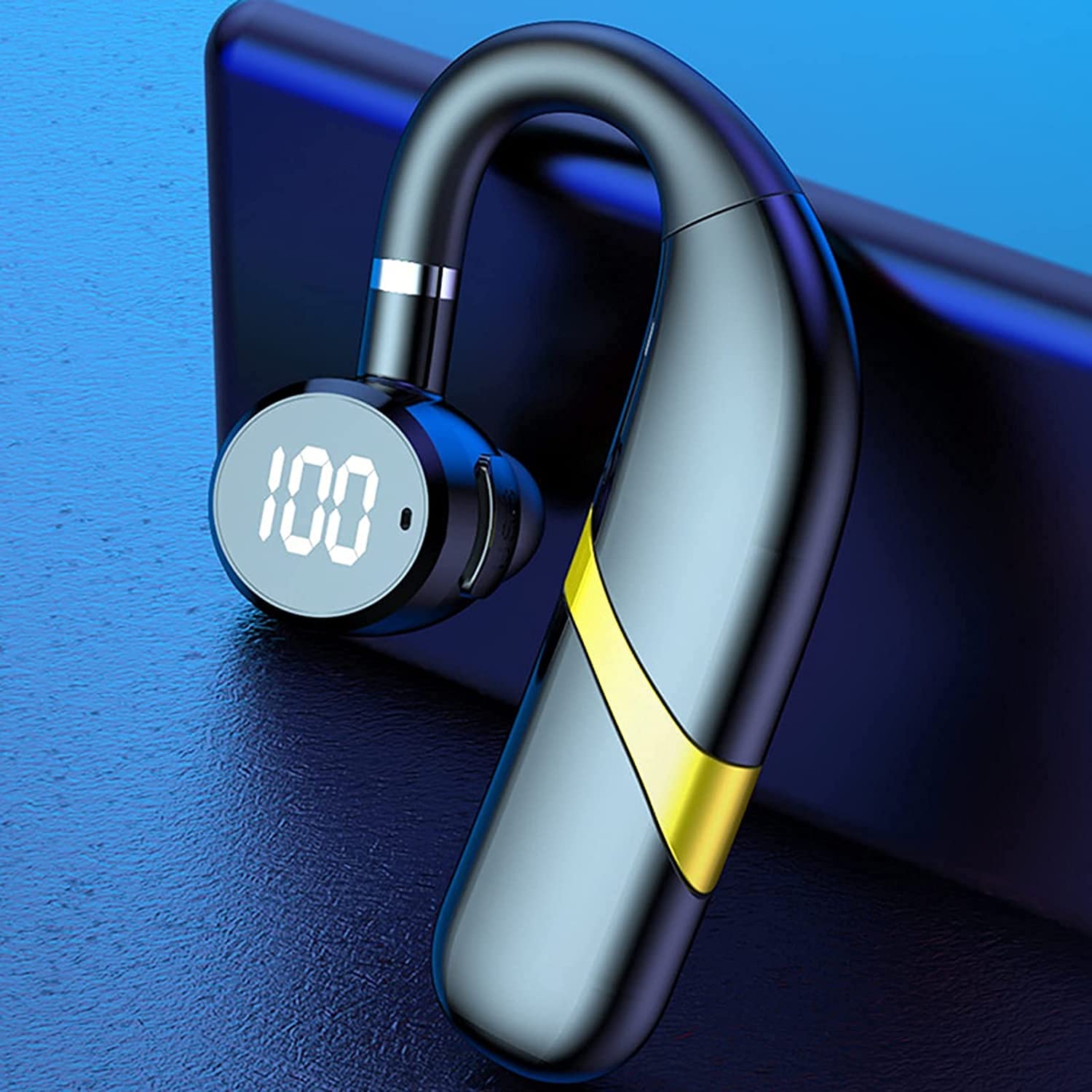 Auricolari wireless, True Wireless Bluetooth 5.0 con microfono, IPX7, impermeabili, con custodia di ricarica, per corsa, palestra, allenamento all'aperto