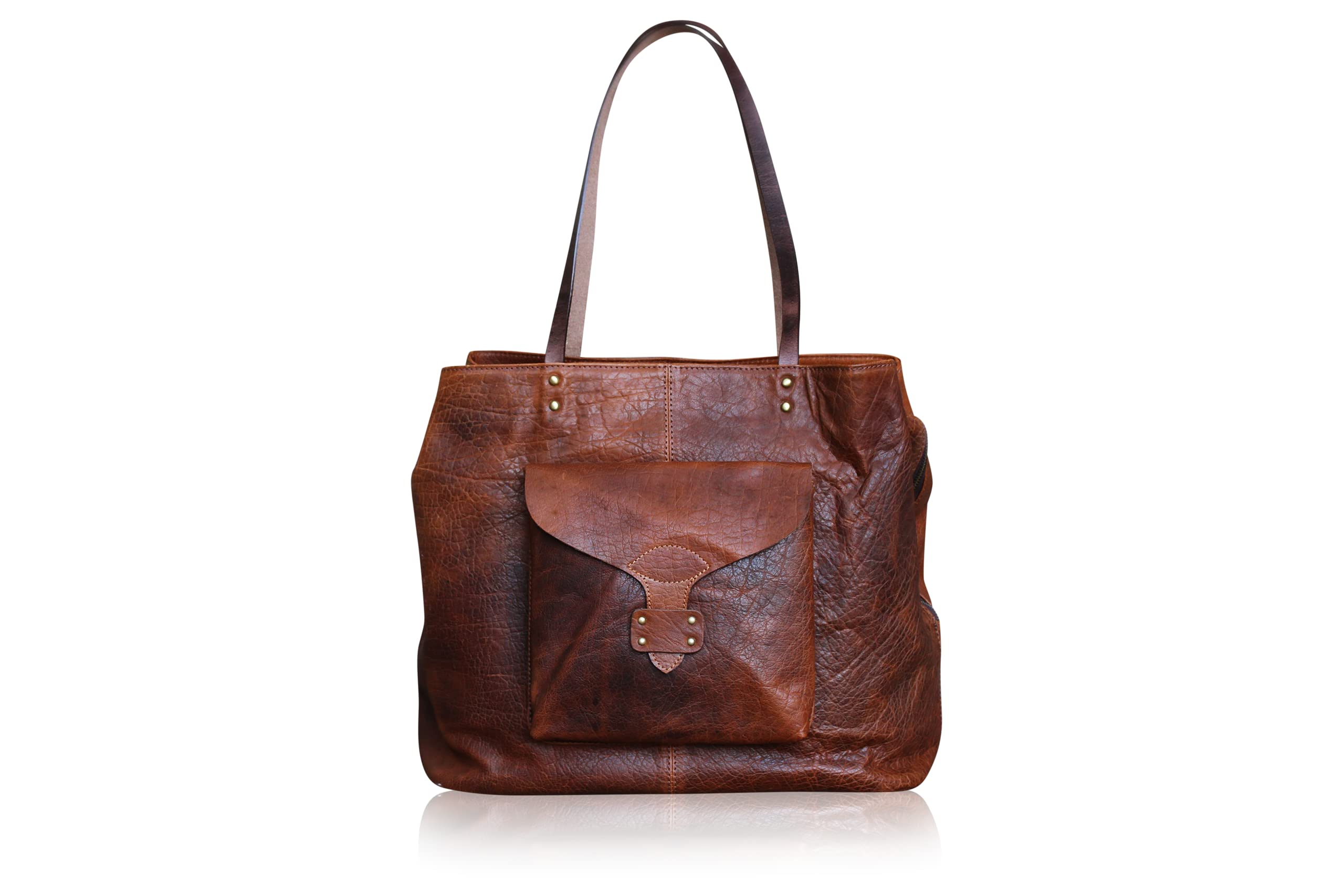 Handgefertigte personalisierte Damen Lederhandtasche Umhängetasche große Tote (passende Brieftasche zum Kauf erhältlich)